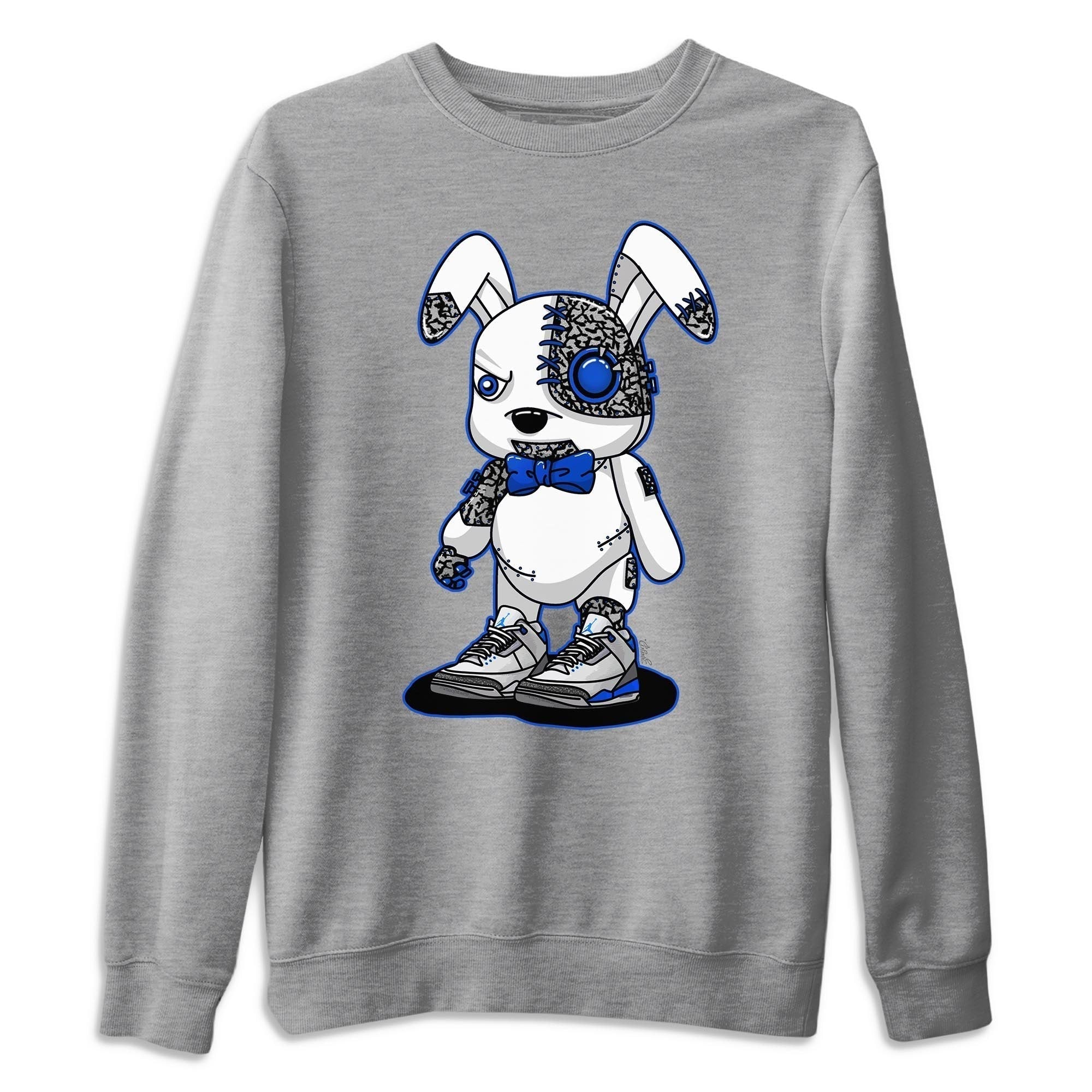 Cyborg Bunny Unisex Tops - Air Jordan 3 Racer Blue