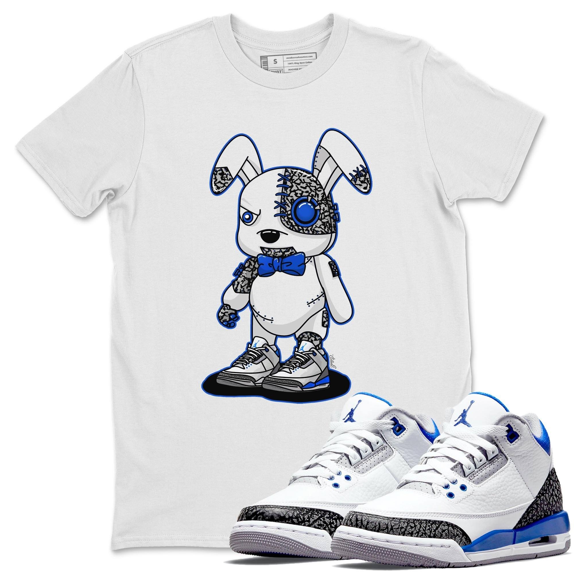 Cyborg Bunny Unisex Tops - Air Jordan 3 Racer Blue
