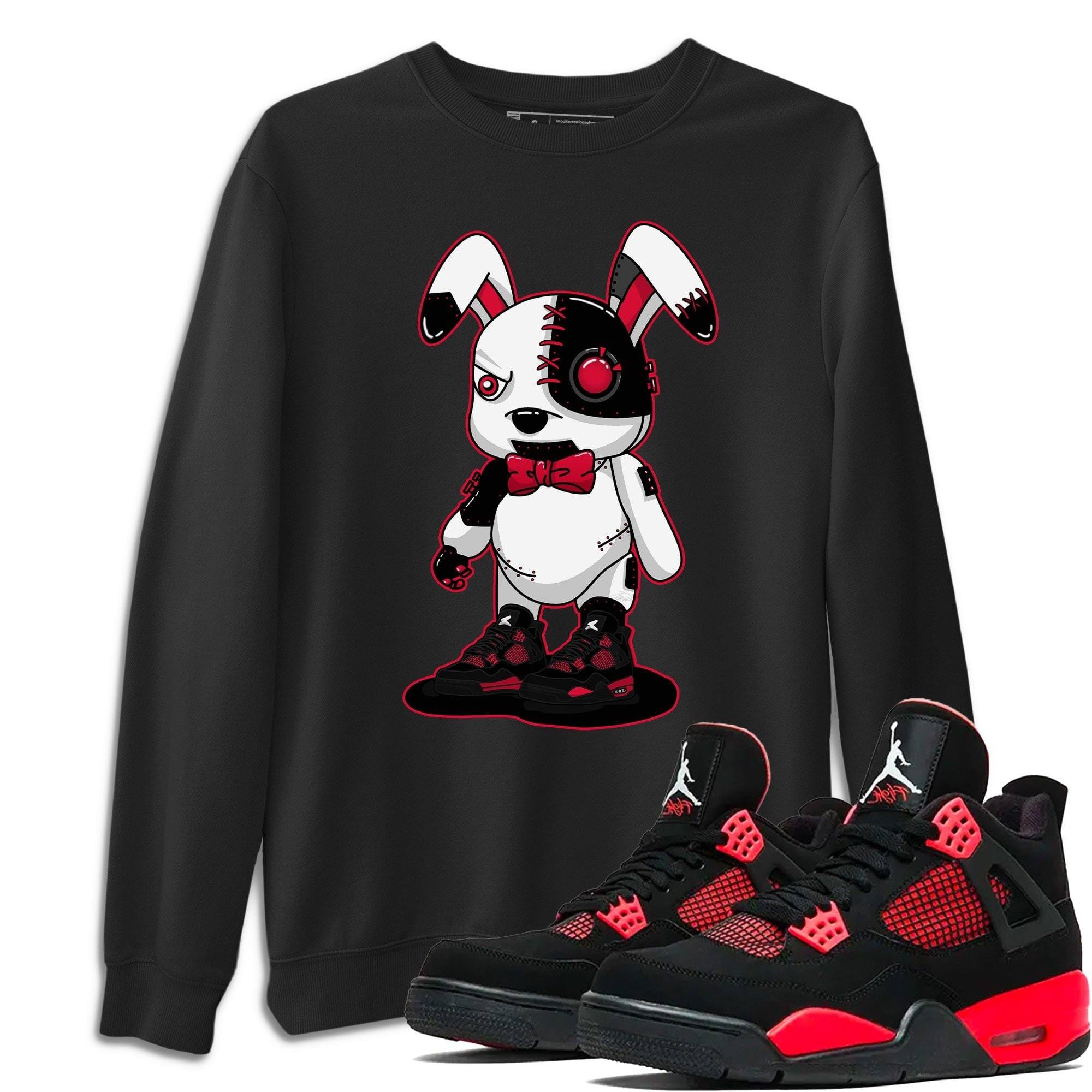 Cyborg Bunny Unisex Tops - Air Jordan 4 Red Thunder
