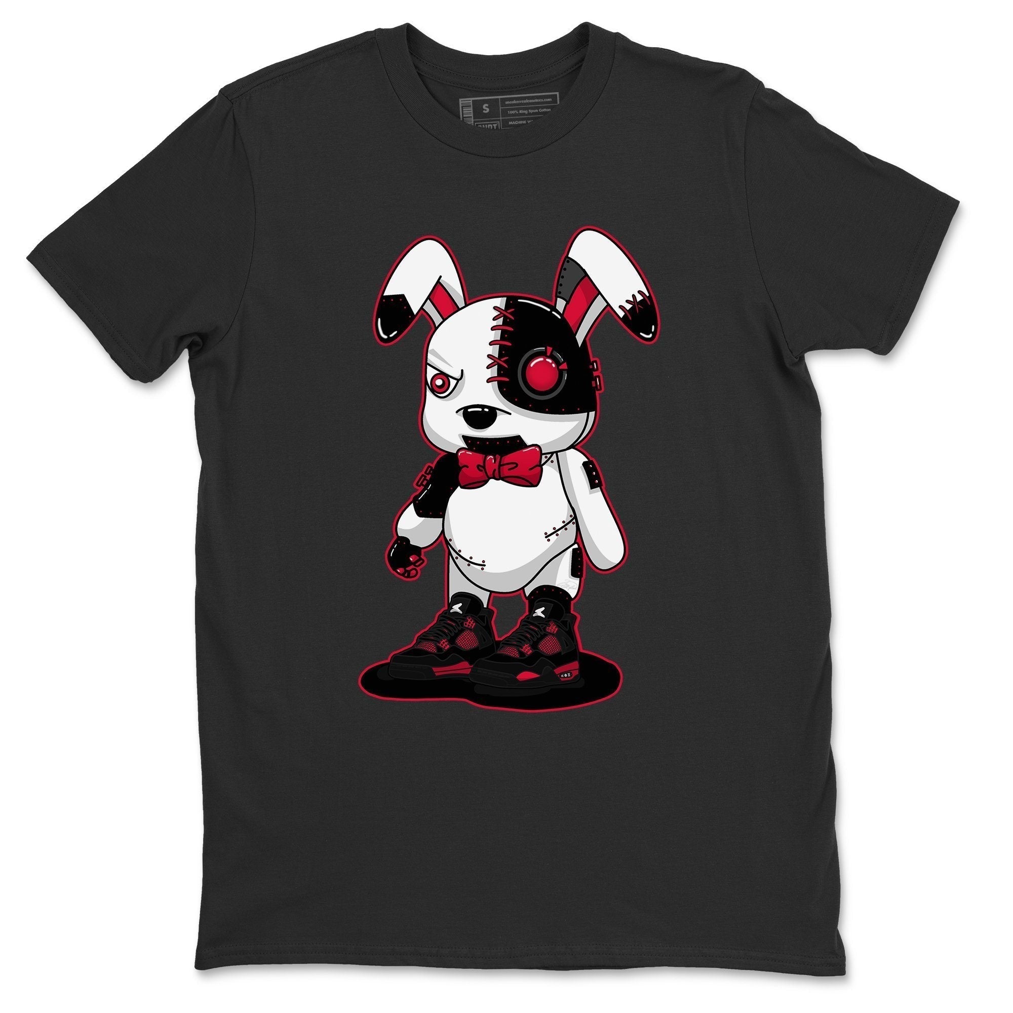 Cyborg Bunny Unisex Tops - Air Jordan 4 Red Thunder