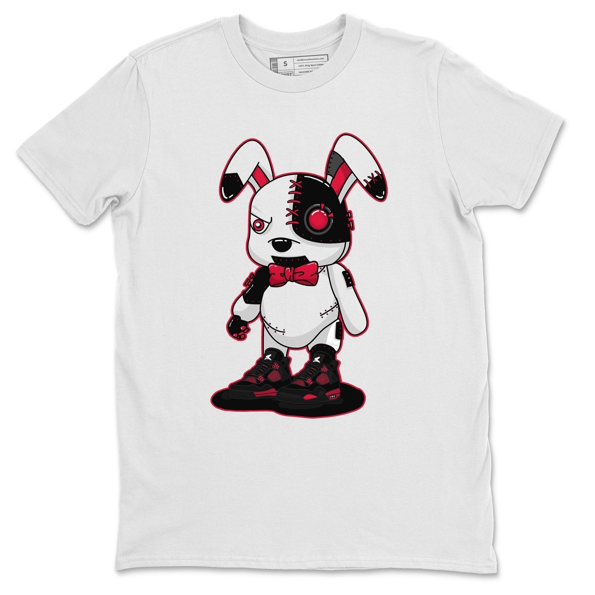 Cyborg Bunny Unisex Tops - Air Jordan 4 Red Thunder