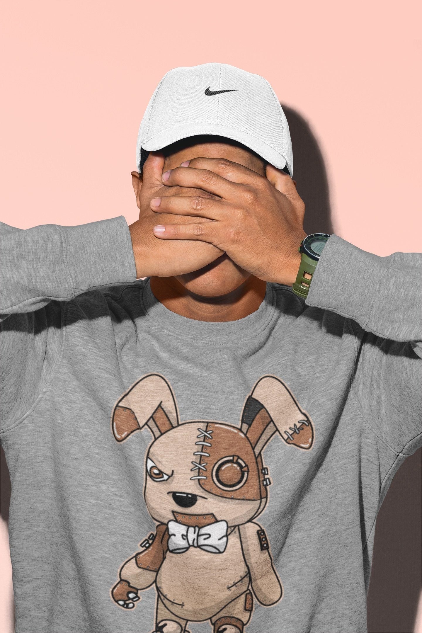 Cyborg Bunny Unisex Tops - Air Jordan 4 Shimmer