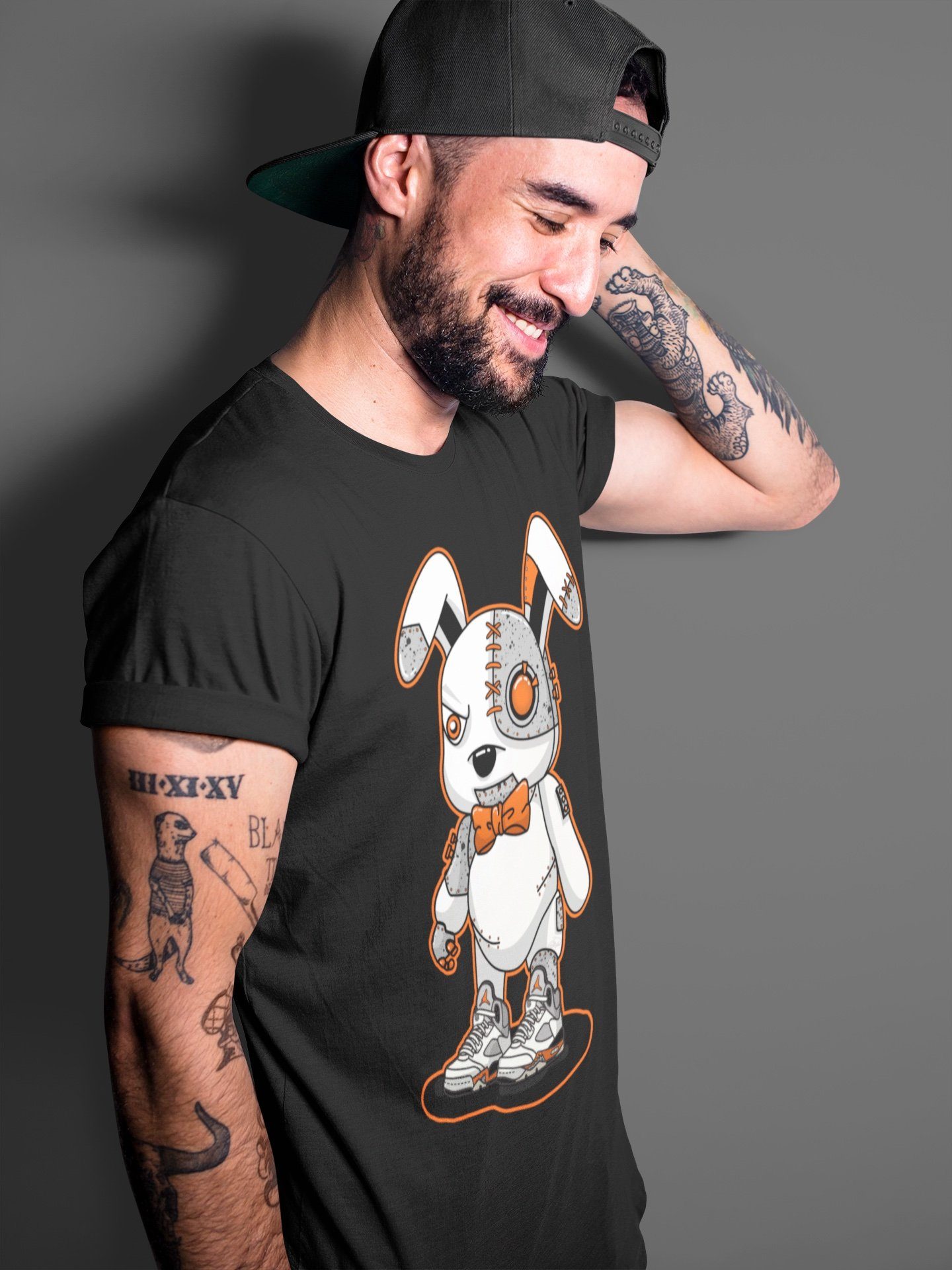 Cyborg Bunny Unisex Tops - Air Jordan 5 Shattered Backboard