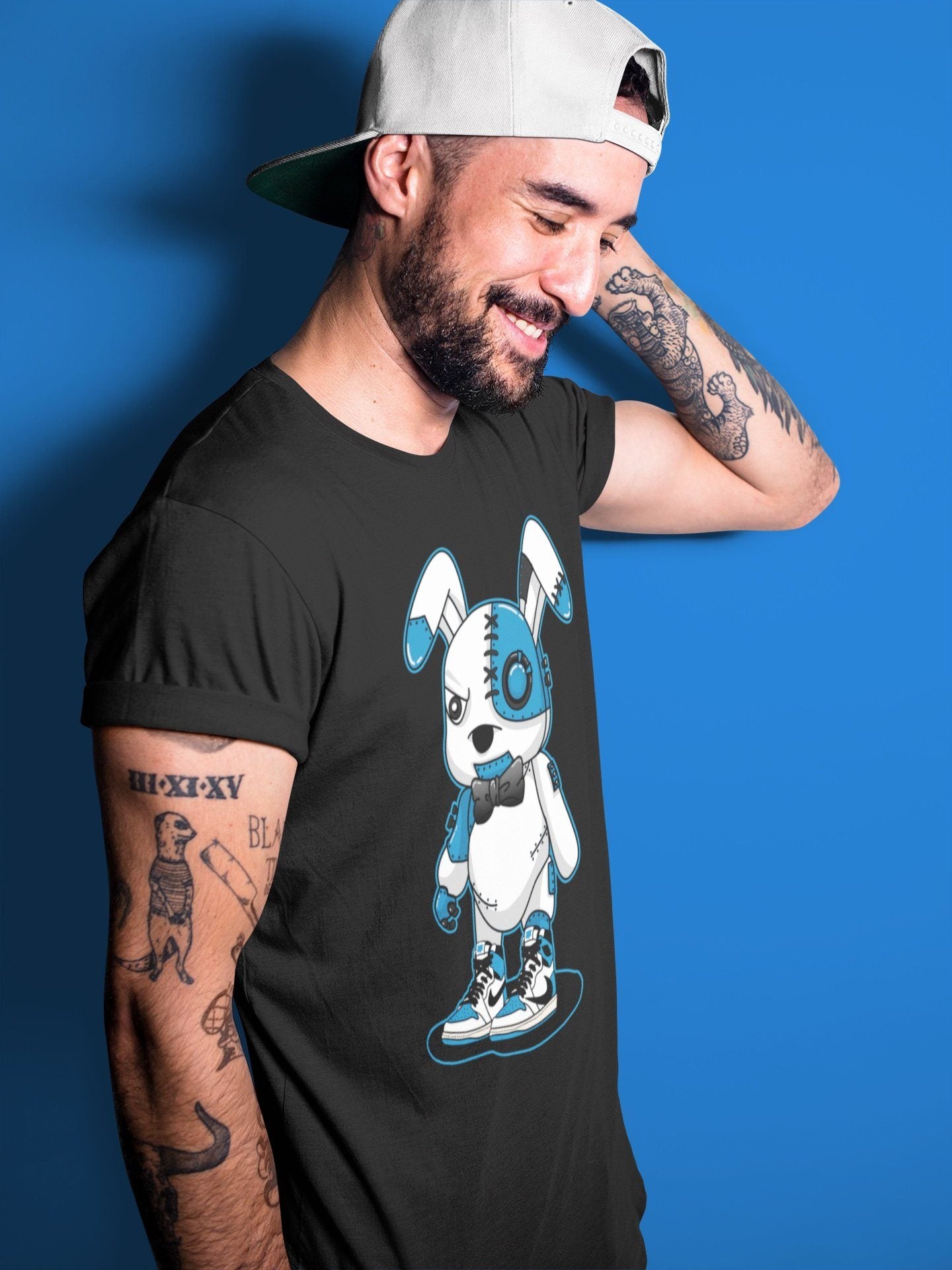 Cyborg Bunny Unisex Tops - Air Jordan 1 Travis Scott Fragment
