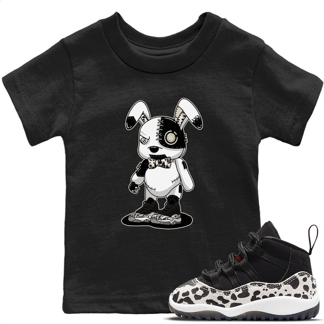 Cyborg Bunny Kids Tops - Air Jordan 11 Animal Instinct