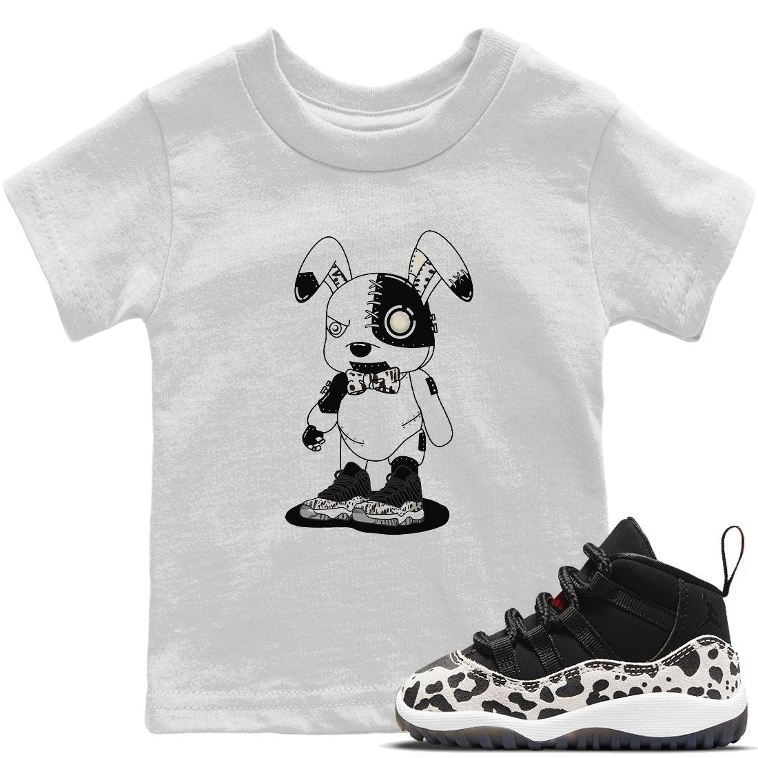 Cyborg Bunny Kids Tops - Air Jordan 11 Animal Instinct