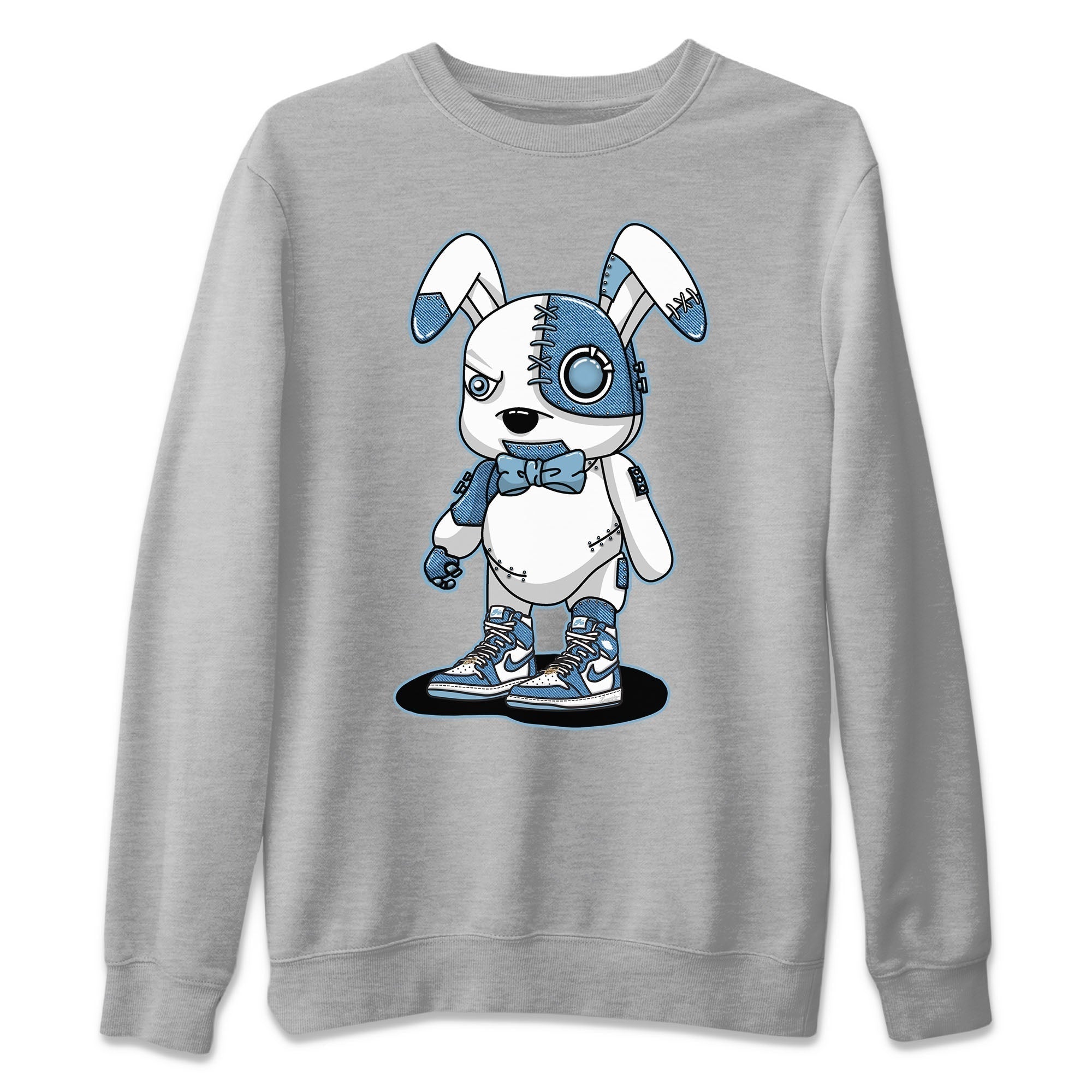 Cyborg Bunny Unisex Tops - Air Jordan 1 Denim