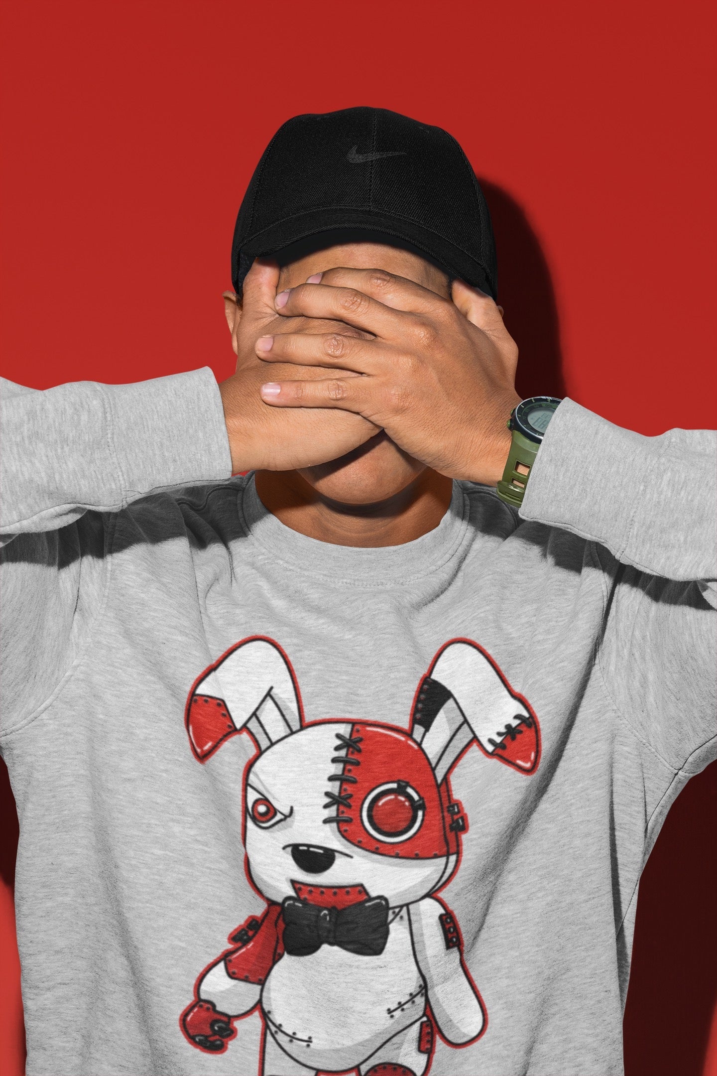 Cyborg Bunny Unisex Tops - Air Jordan 1 Heritage