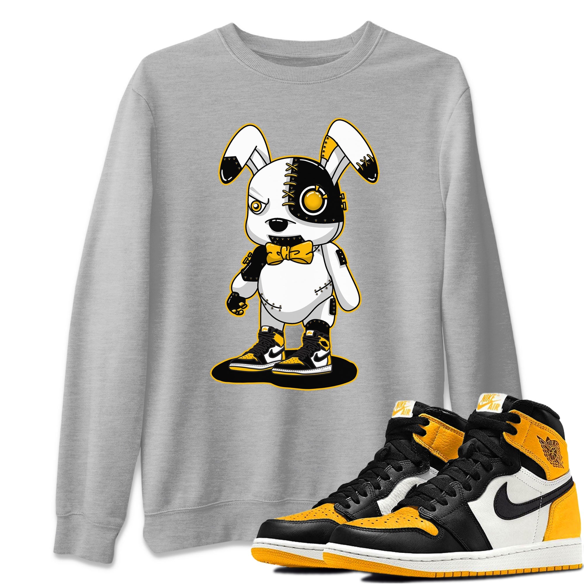 Cyborg Bunny Unisex Tops - Air Jordan 1 Taxi