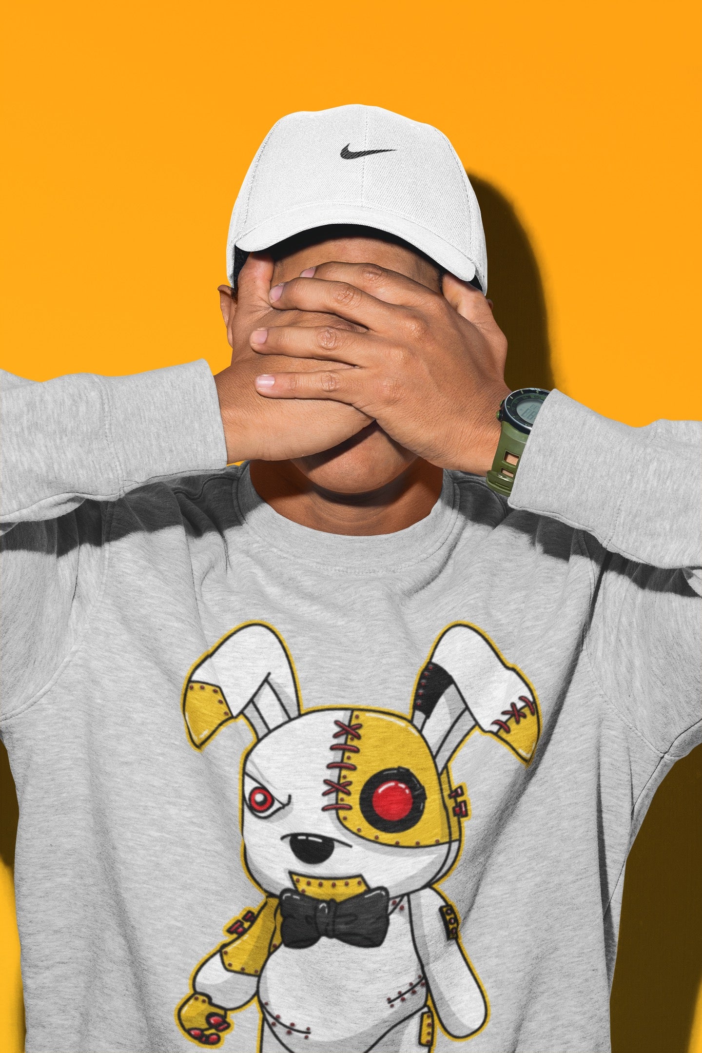 Cyborg Bunny Unisex Tops - Air Jordan 13 Del Sol