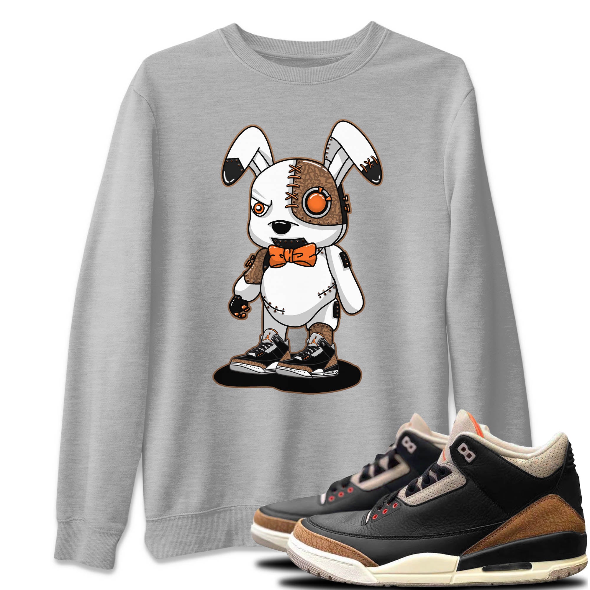 Cyborg Bunny Unisex Tops - Air Jordan 3 Desert Elephant
