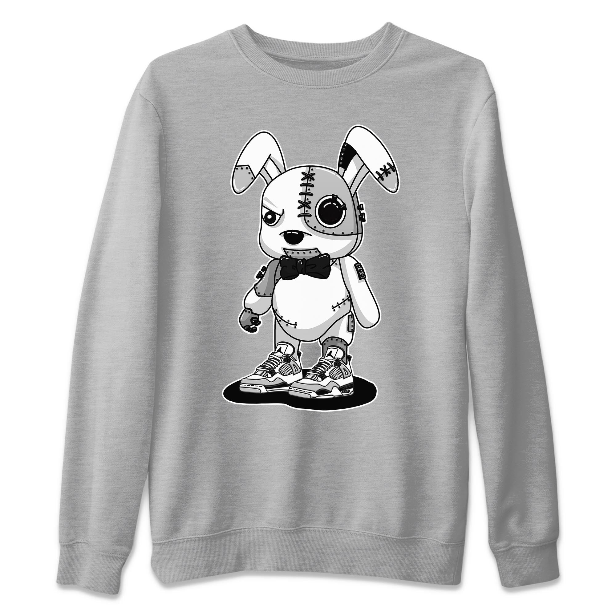 Cyborg Bunny Unisex Tops - Air Jordan 4 Military Black