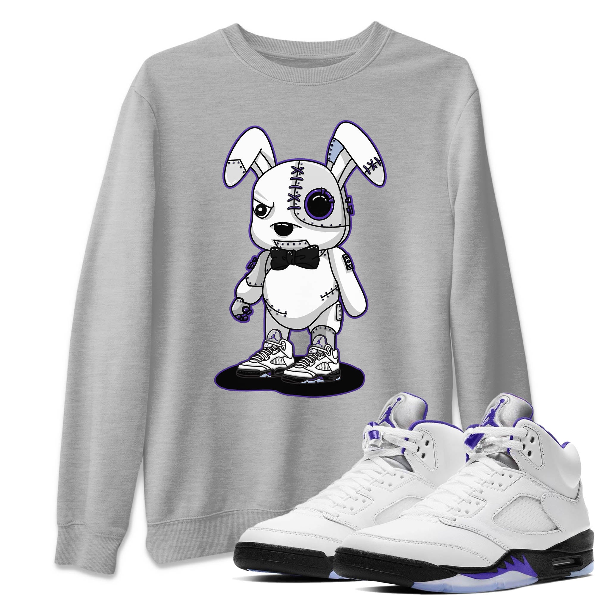 Cyborg Bunny Unisex Tops - Air Jordan 5 Concord