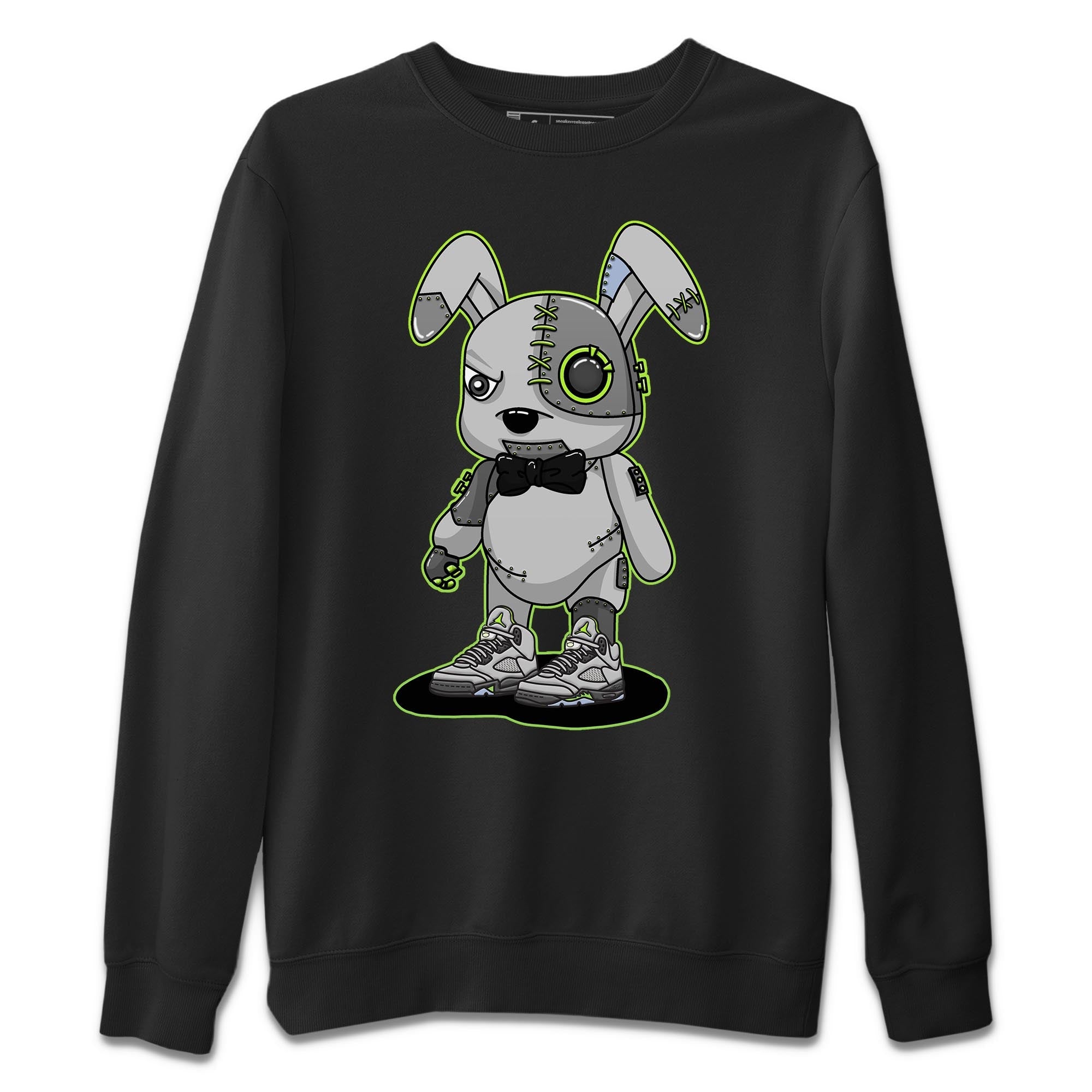 Cyborg Bunny Unisex Tops - Air Jordan 5 Green Bean