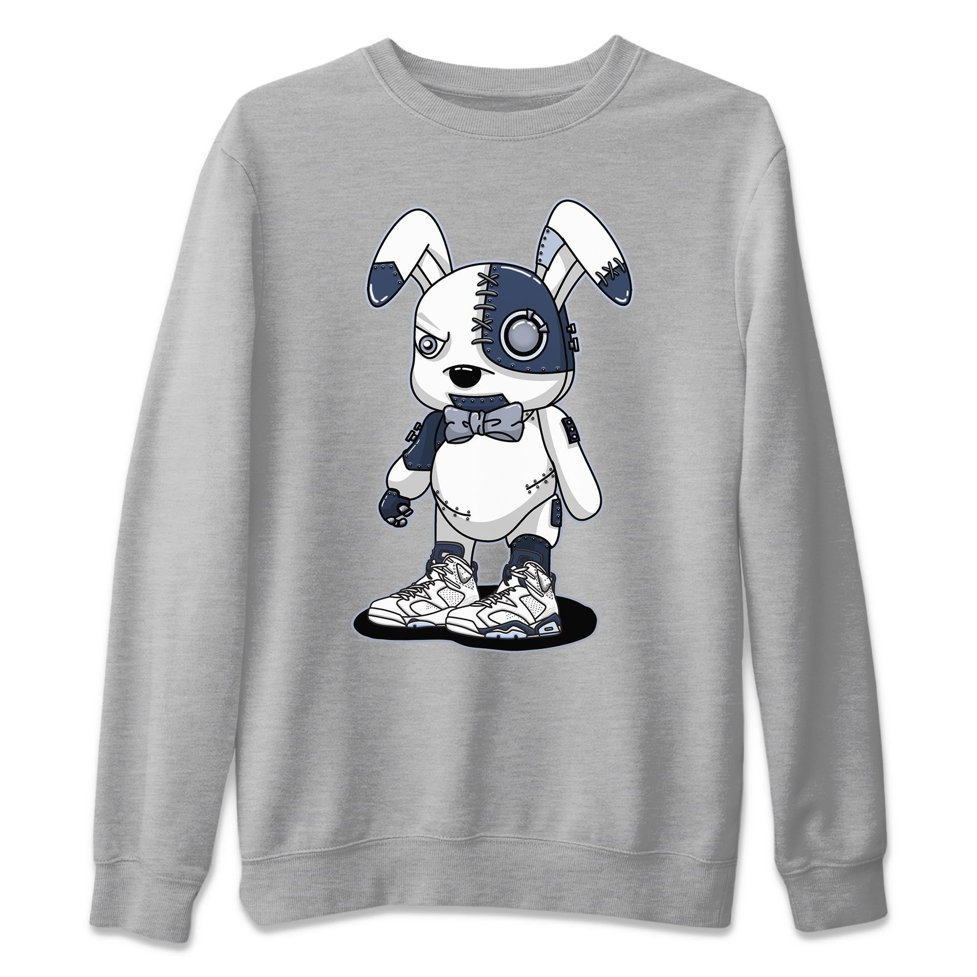 Cyborg Bunny Unisex Tops - Air Jordan 6 Midnight Navy