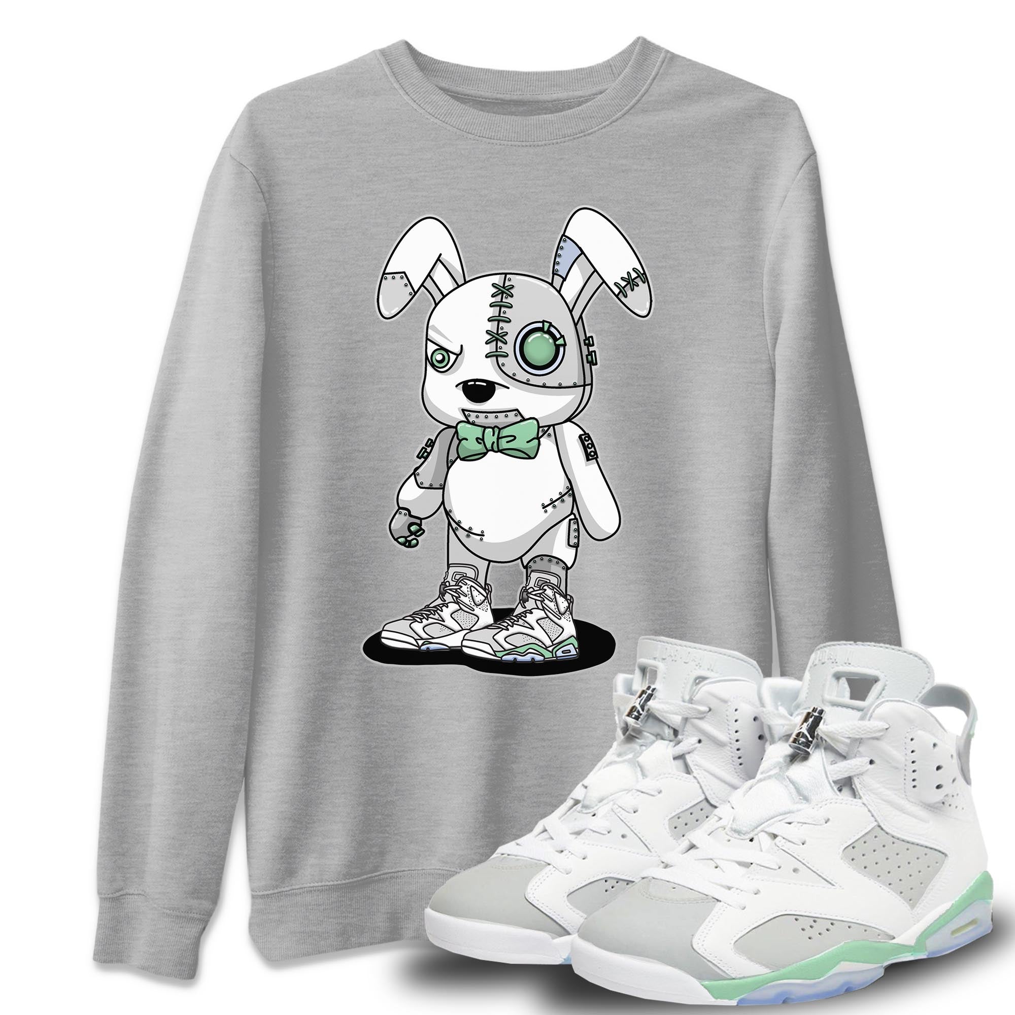 Cyborg Bunny Unisex Tops - Air Jordan 6 Mint Foam