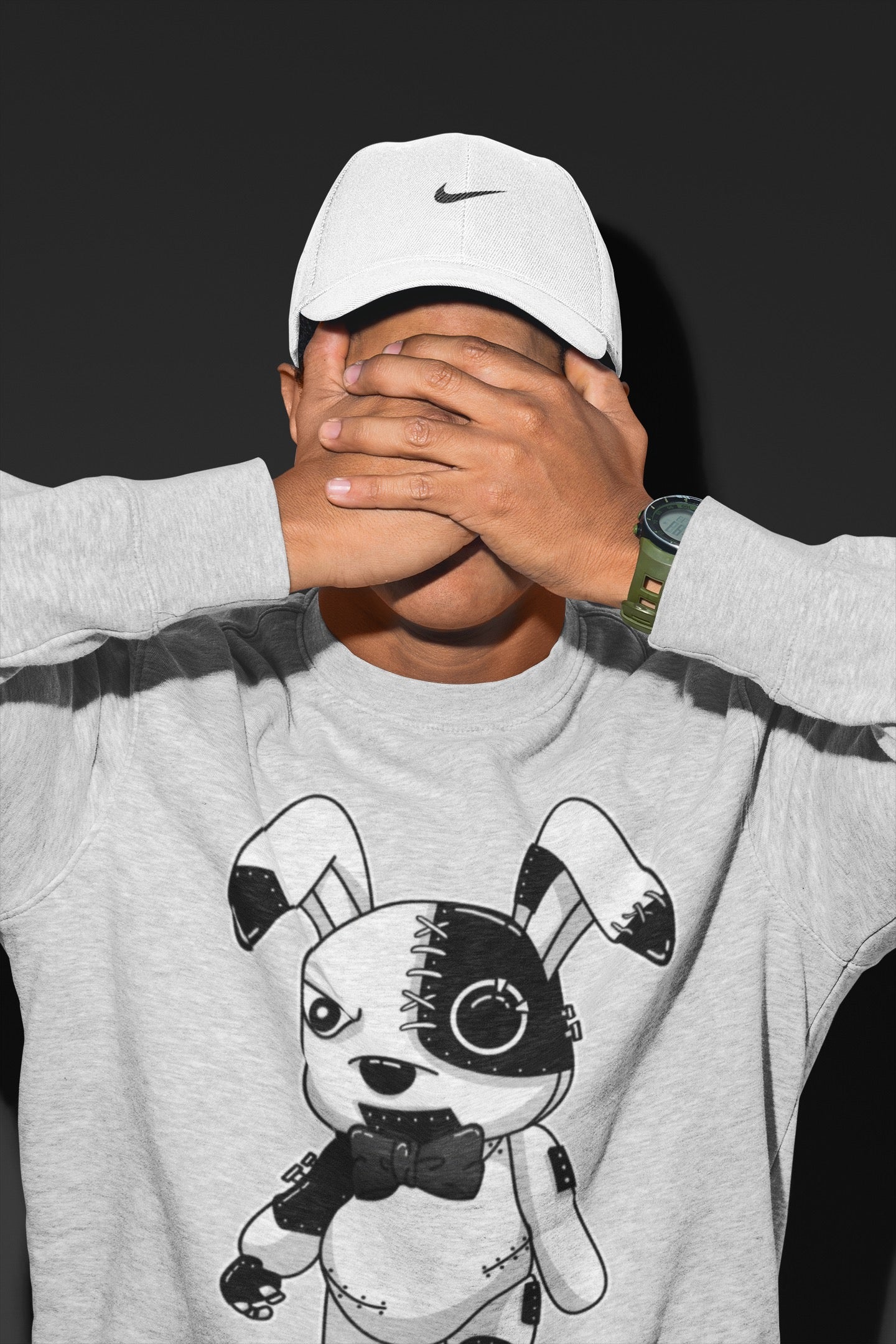 Cyborg bunny Unisex Tops - Dunk Panda
