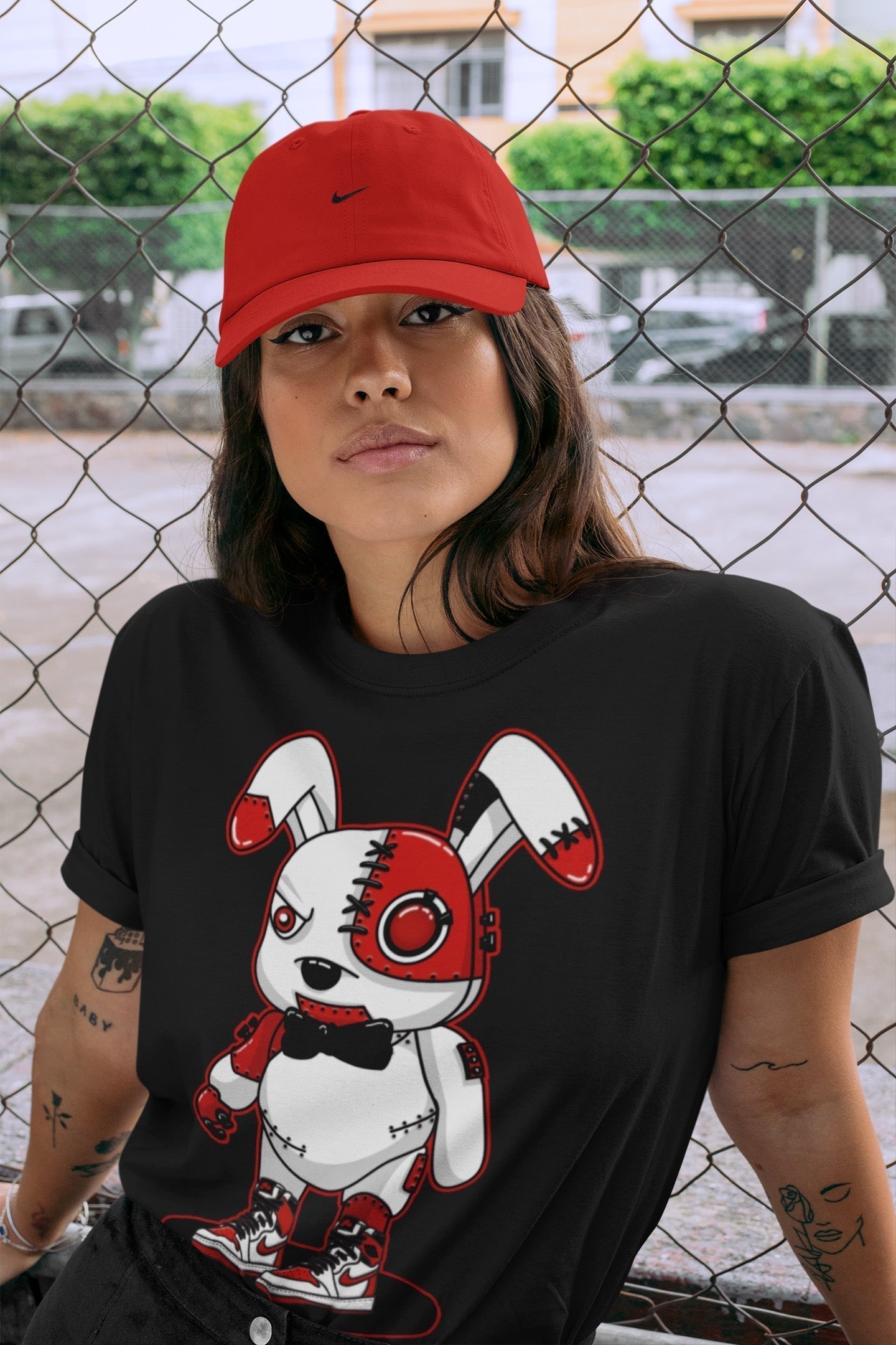 Cyborg Bunny Unisex Tops - Air Jordan 1 Heritage