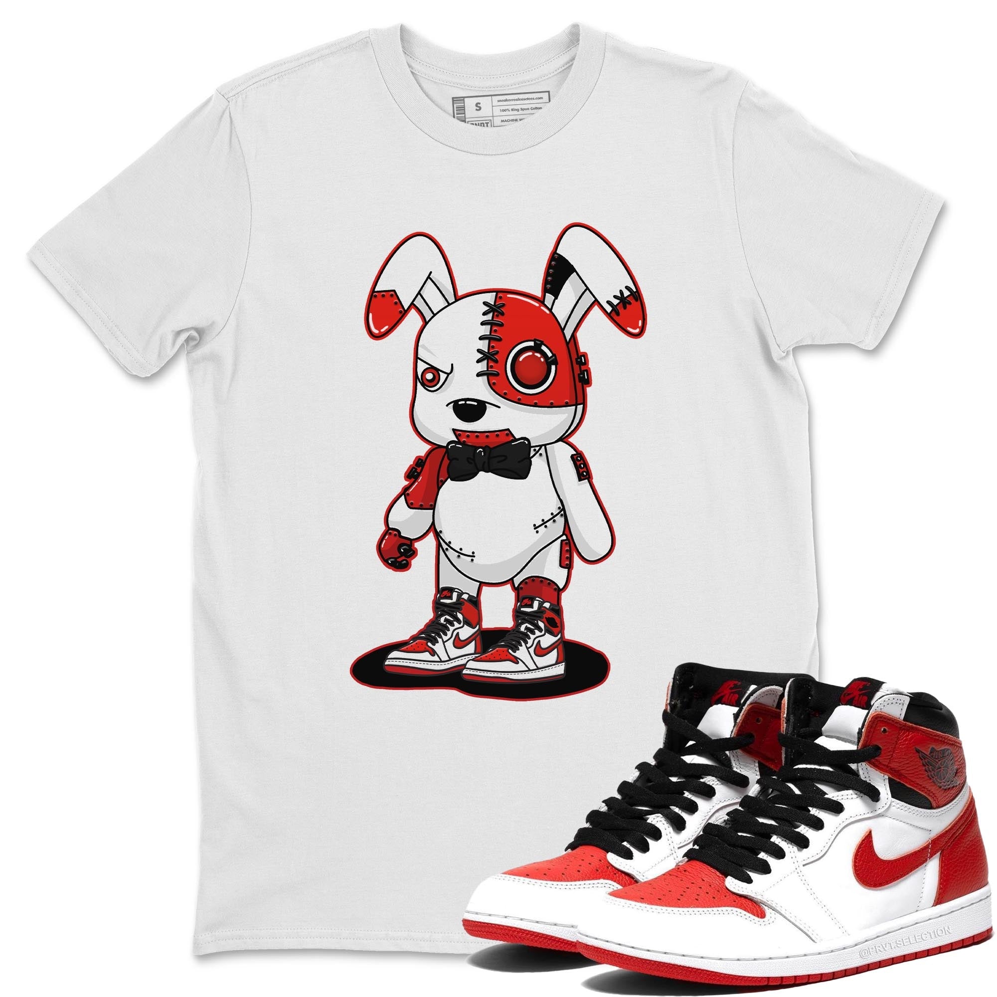 Cyborg Bunny Unisex Tops - Air Jordan 1 Heritage