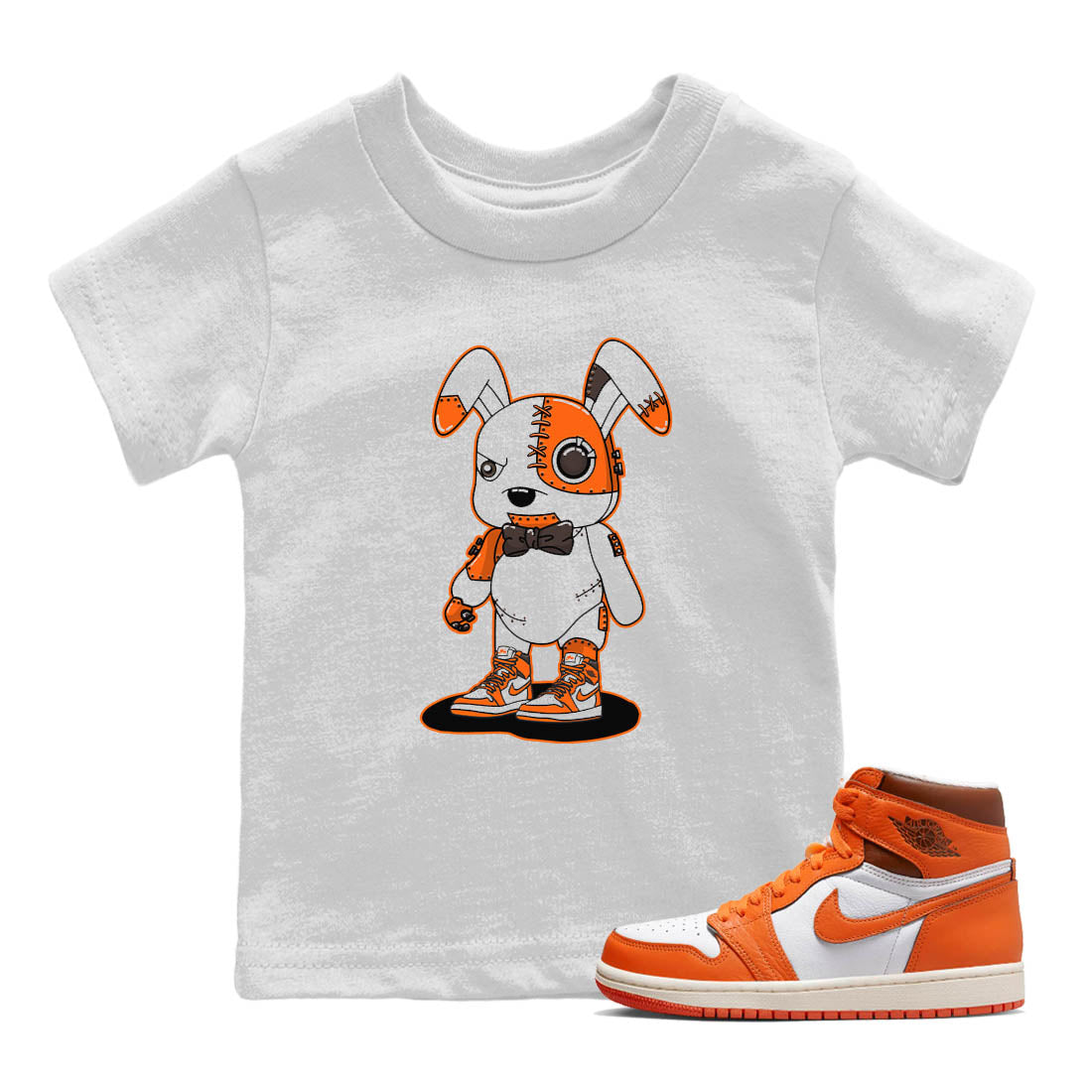 Cyborg Bunny Kids Tops - Air Jordan 1 Starfish