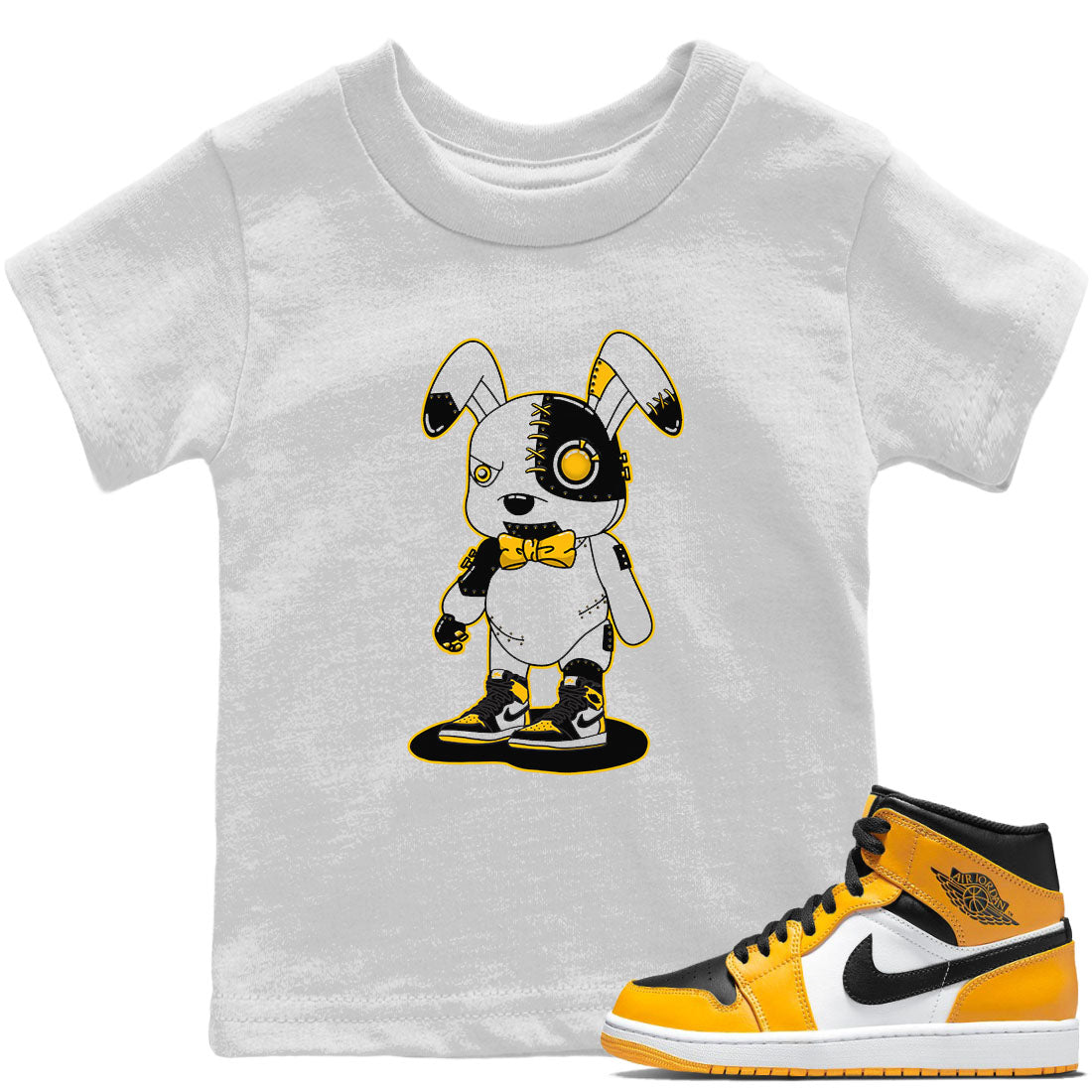 Cyborg Bunny Kids Tops - Air Jordan 1 Taxi