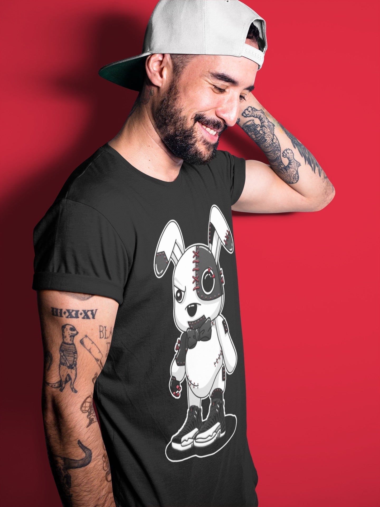 Cyborg Bunny Unisex Tops - Air Jordan 12 Playoffs