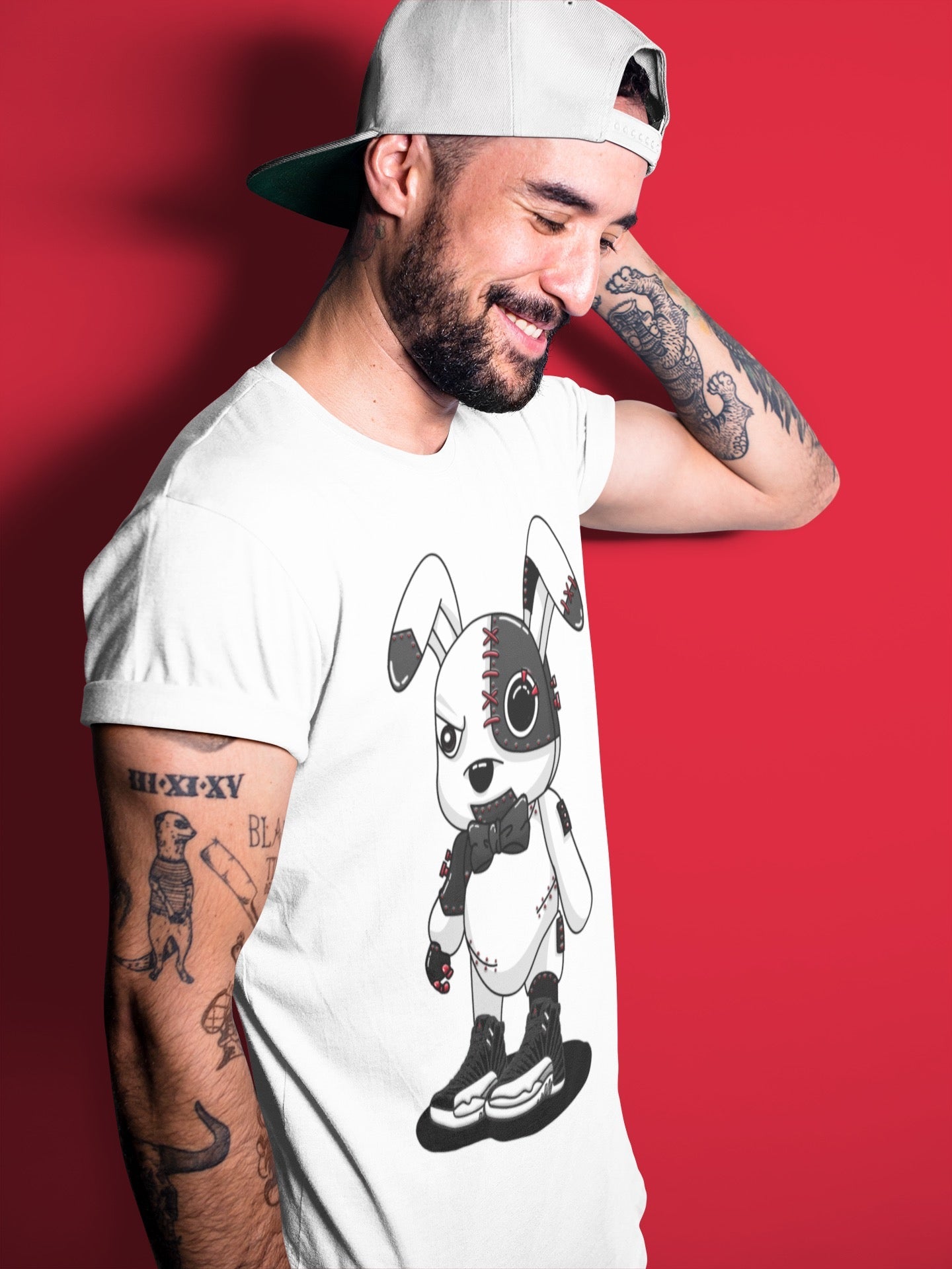 Cyborg Bunny Unisex Tops - Air Jordan 12 Playoffs