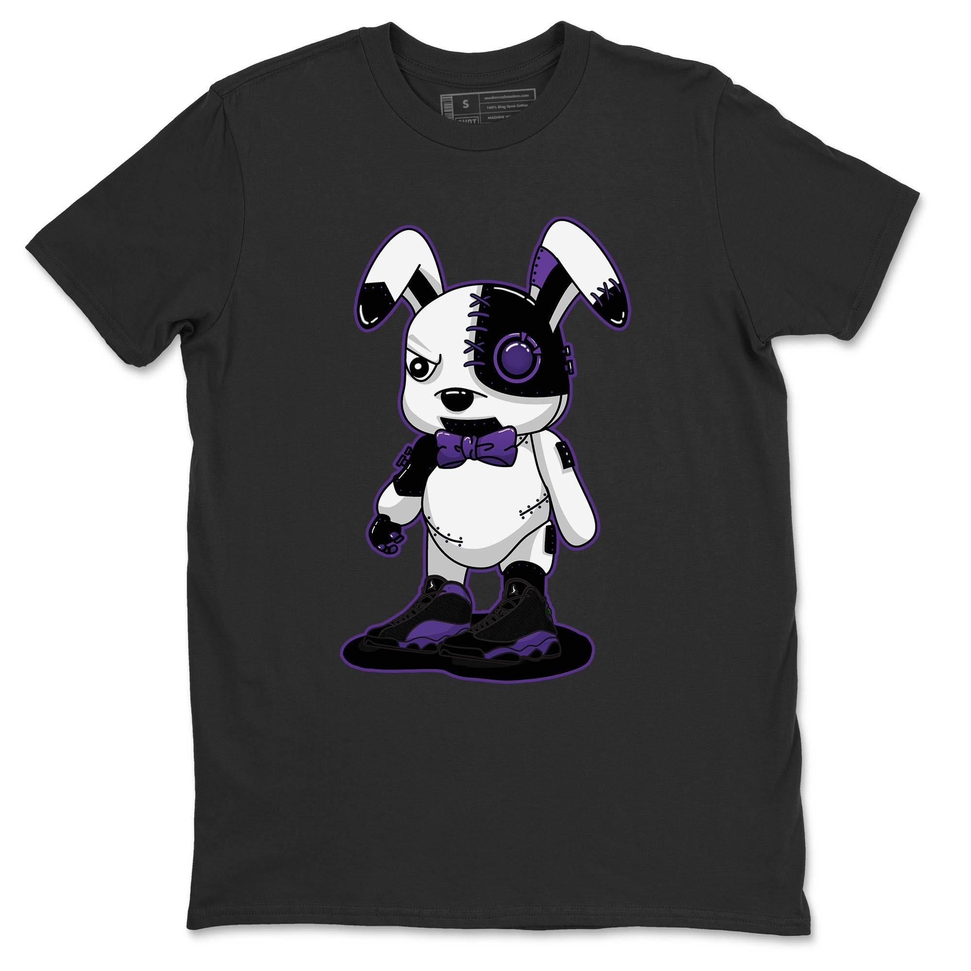 Cyborg Bunny Unisex Tops - Air Jordan 13 Court Purple