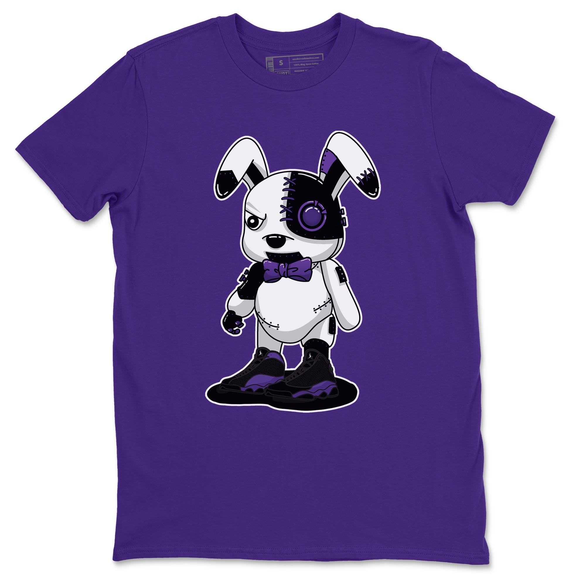 Cyborg Bunny Unisex Tops - Air Jordan 13 Court Purple