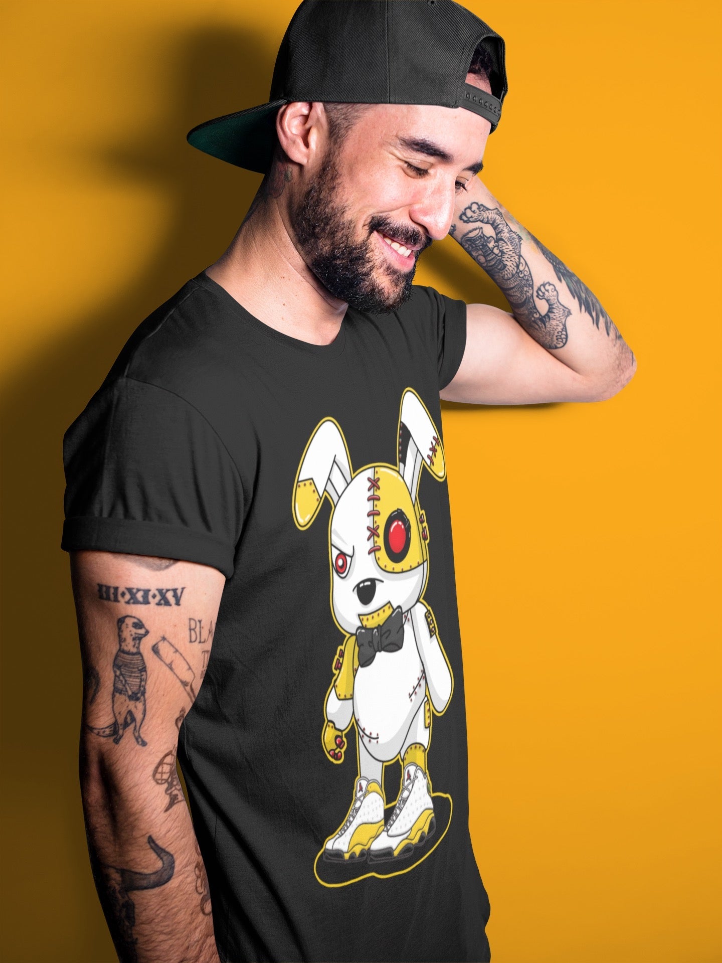 Cyborg Bunny Unisex Tops - Air Jordan 13 Del Sol