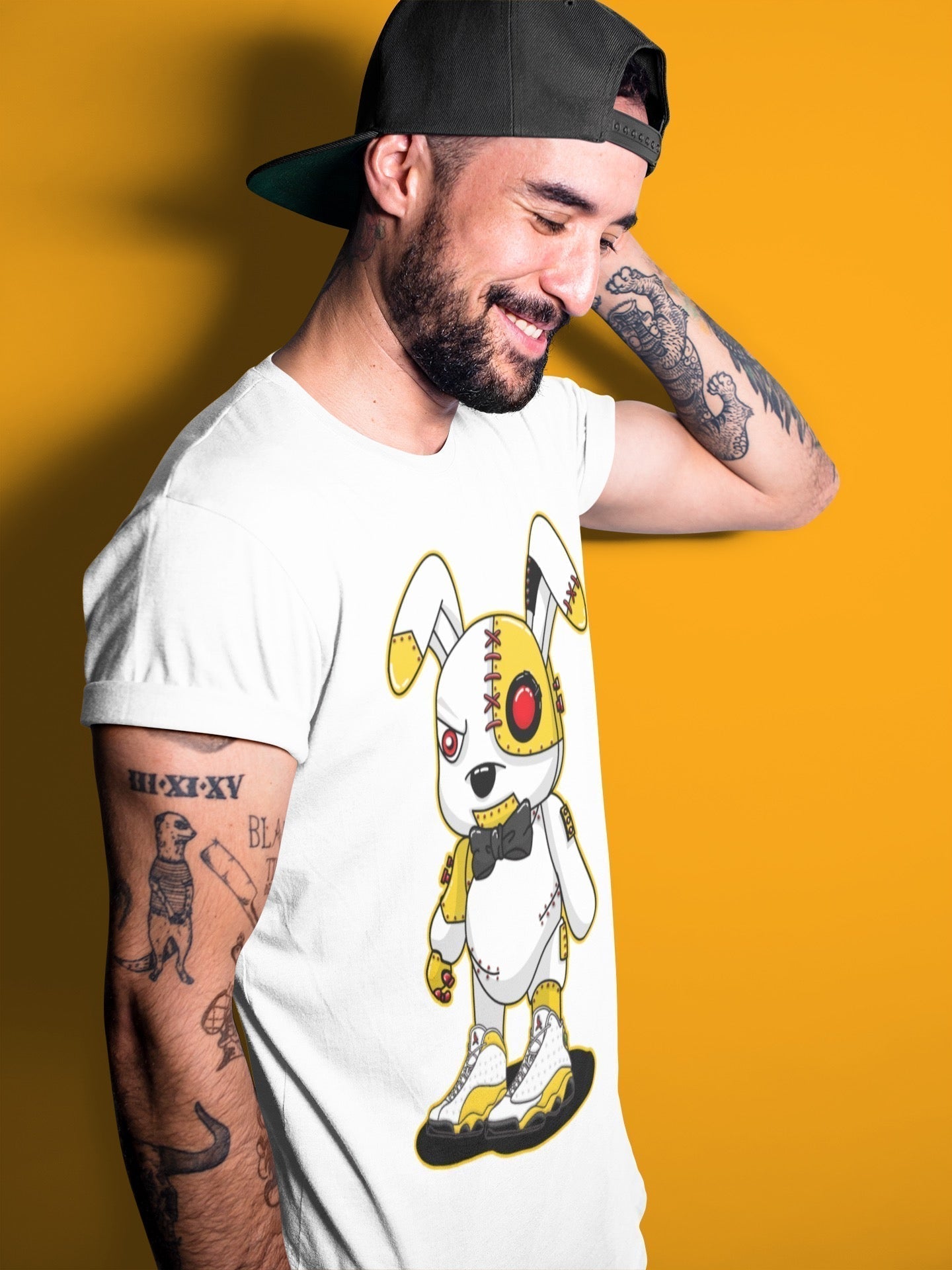 Cyborg Bunny Unisex Tops - Air Jordan 13 Del Sol
