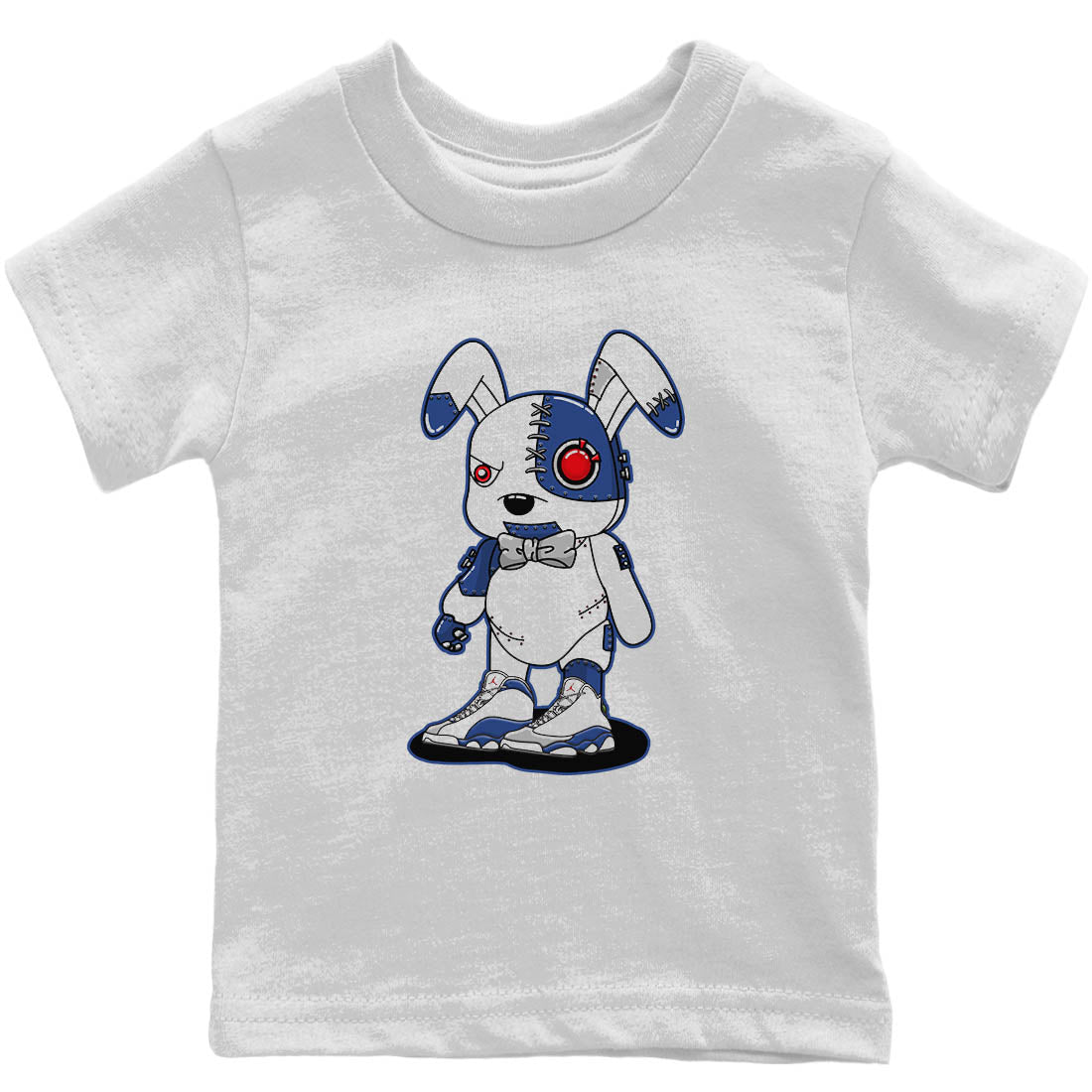 Cyborg Bunny Kids Tops - Air Jordan 13 French Blue