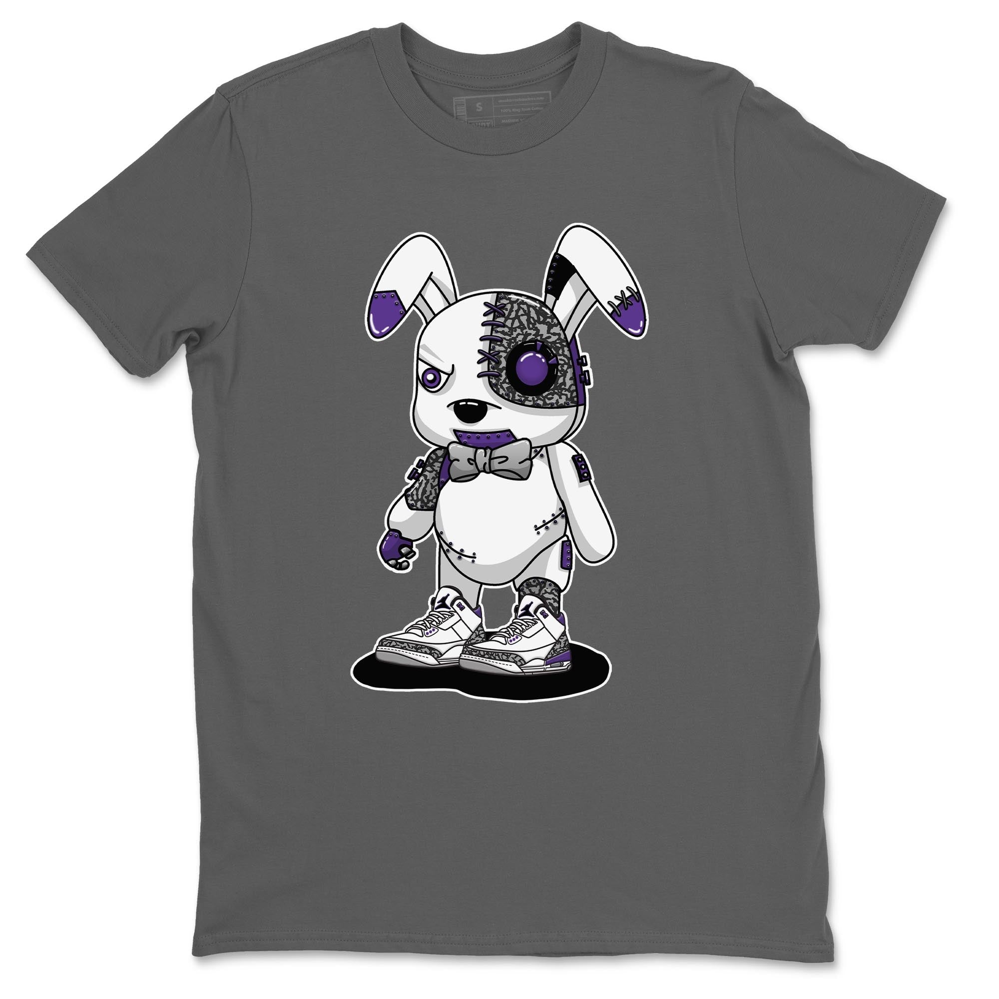Cyborg Bunny Unisex Tops - Air Jordan 3 Dark Iris
