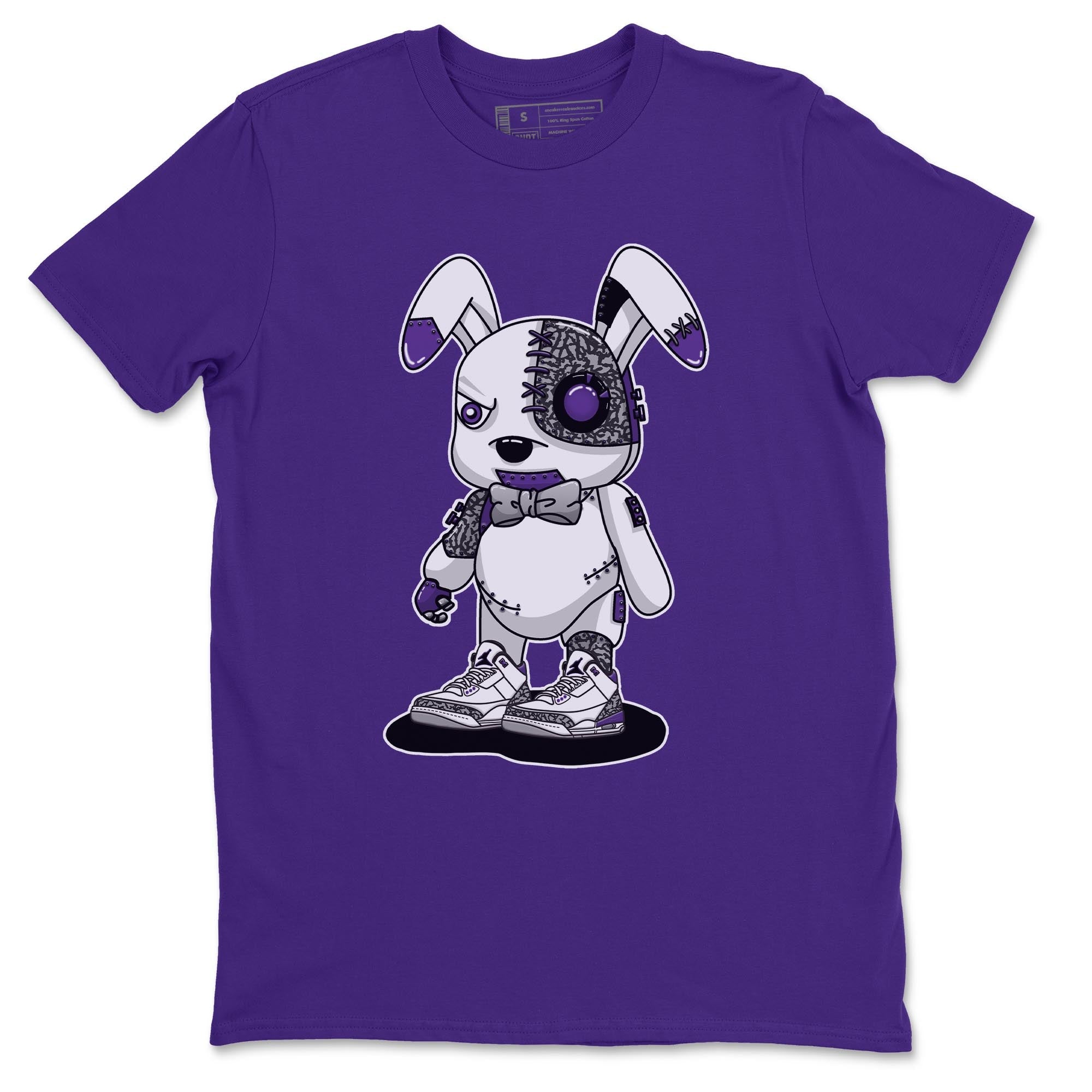 Cyborg Bunny Unisex Tops - Air Jordan 3 Dark Iris