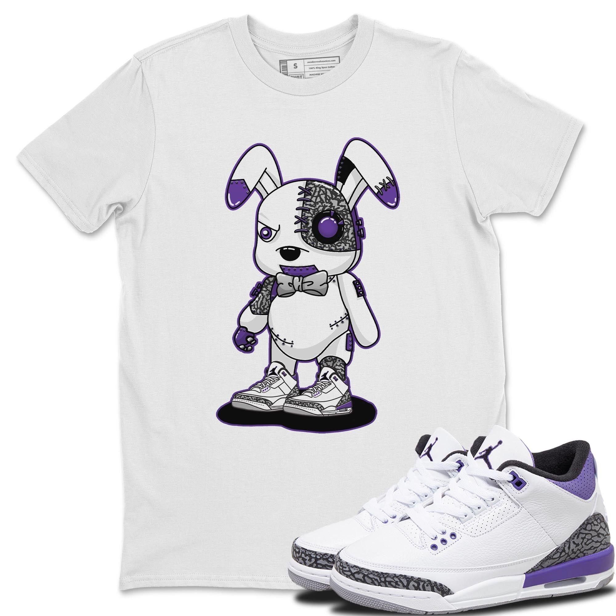 Cyborg Bunny Unisex Tops - Air Jordan 3 Dark Iris