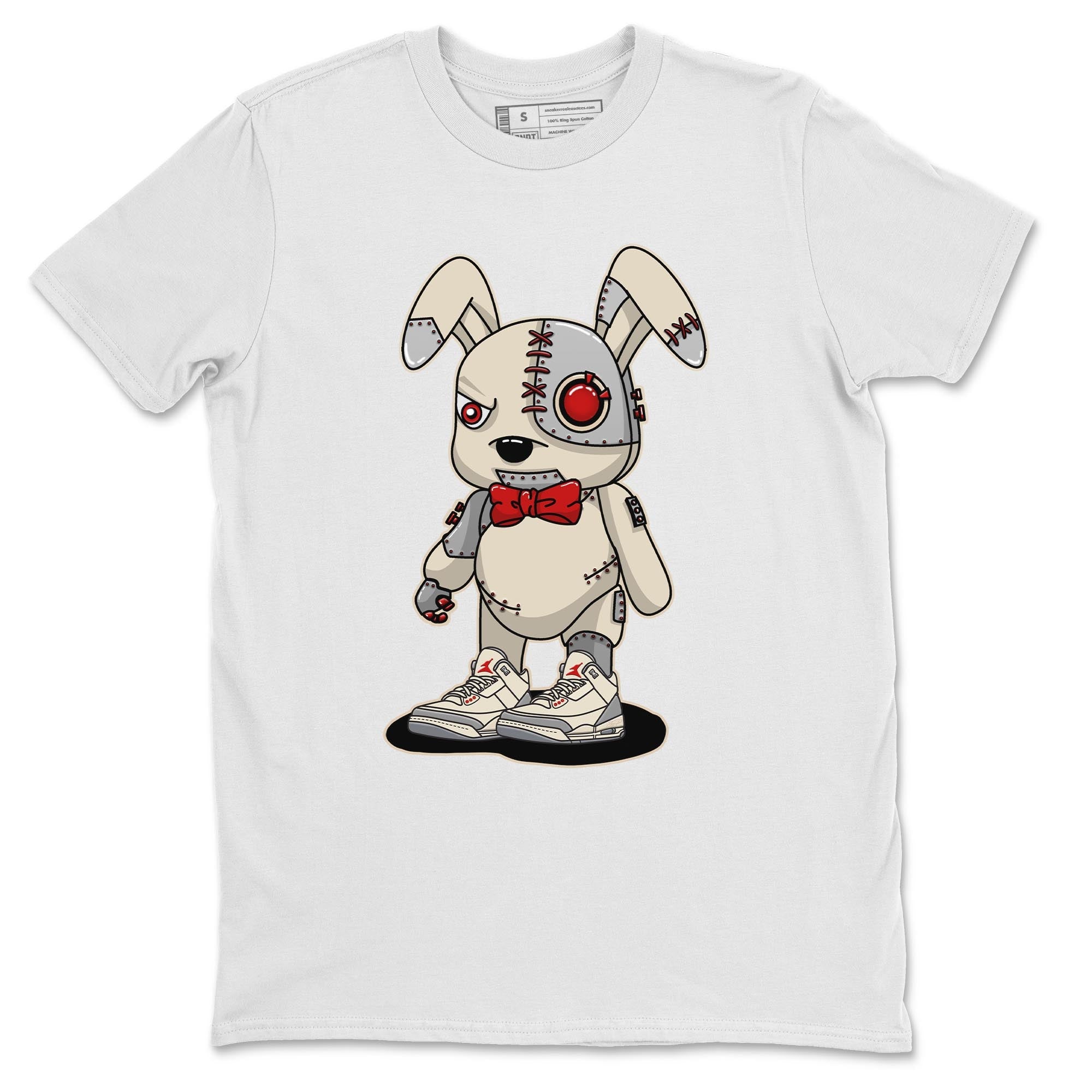 Cyborg Bunny Unisex Tops - Air Jordan 3 Muslin