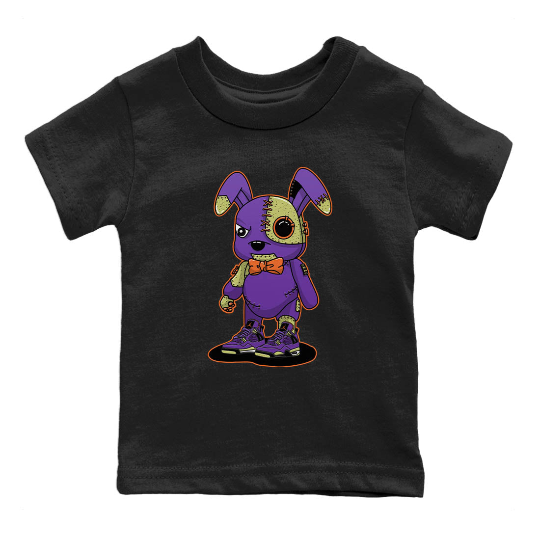 Cyborg Bunny Kids Tops - Air Jordan 4 Canyon Purple