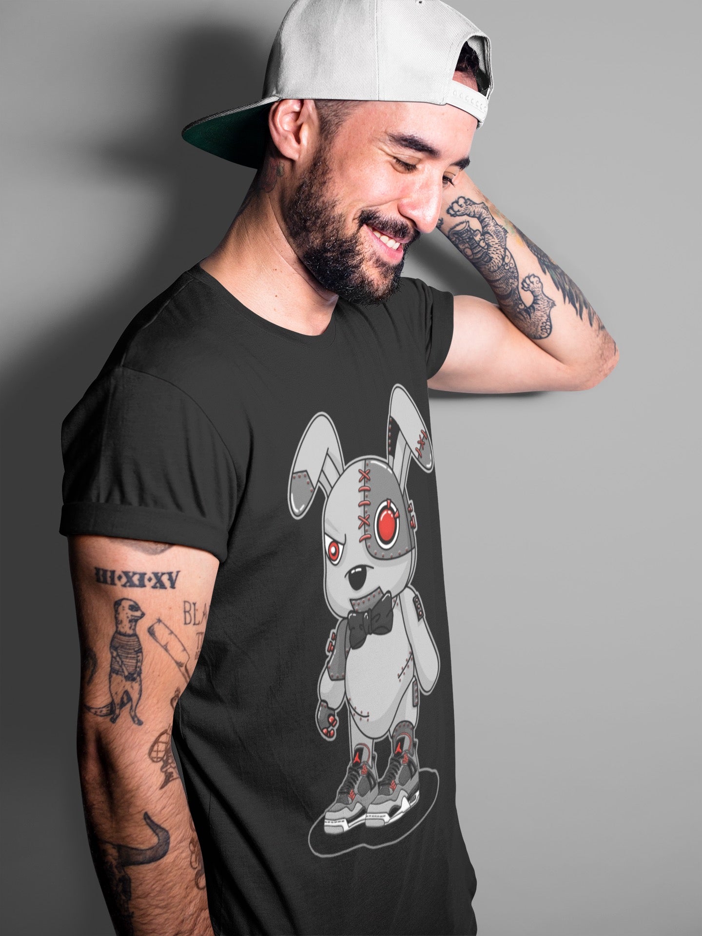 Cyborg Bunny Unisex Tops - Air Jordan 4 Infrared