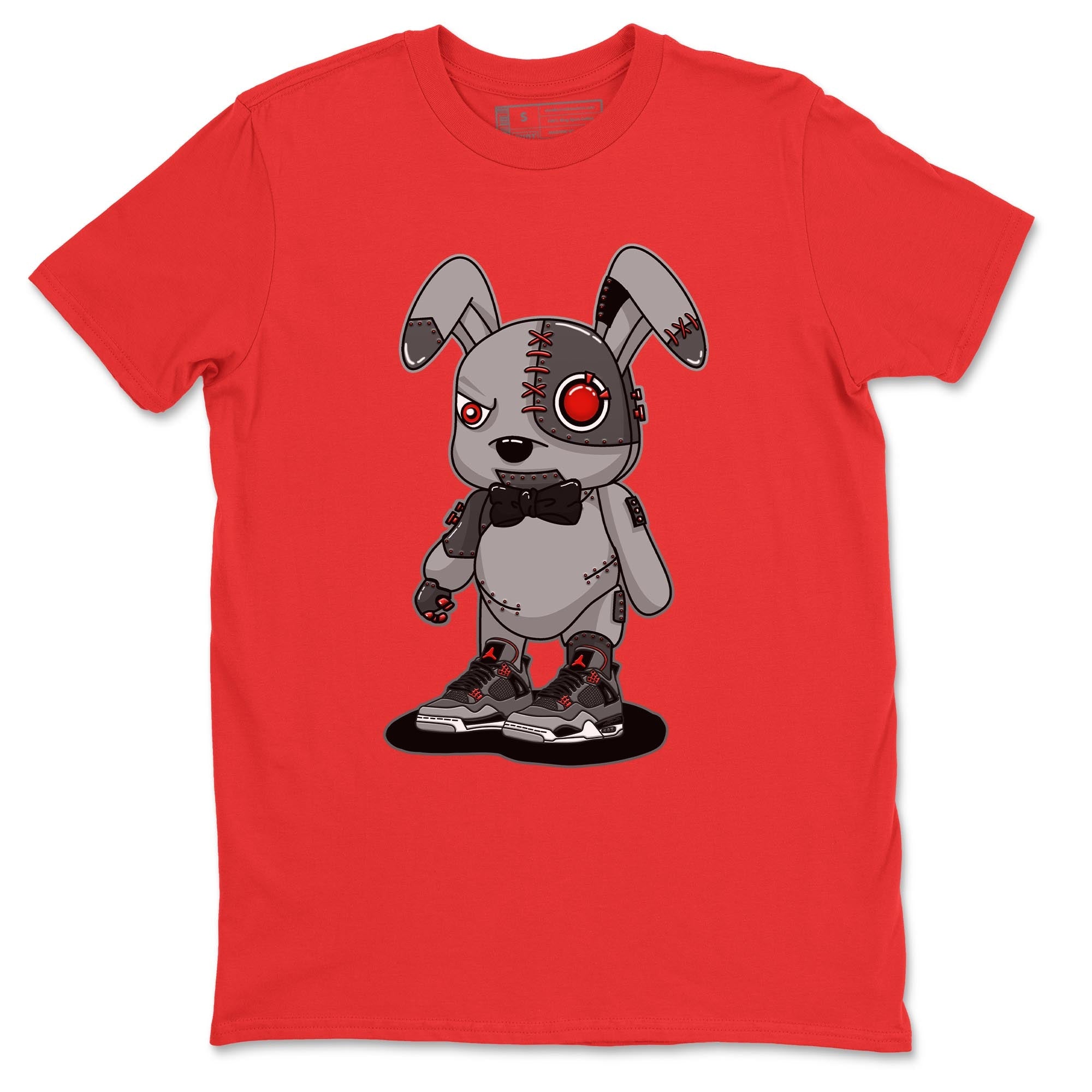 Cyborg Bunny Unisex Tops - Air Jordan 4 Infrared