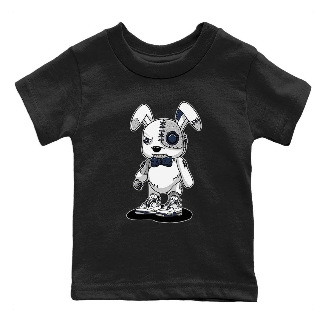 Cyborg Bunny Kids Tops - Air Jordan 4 Midnight Navy