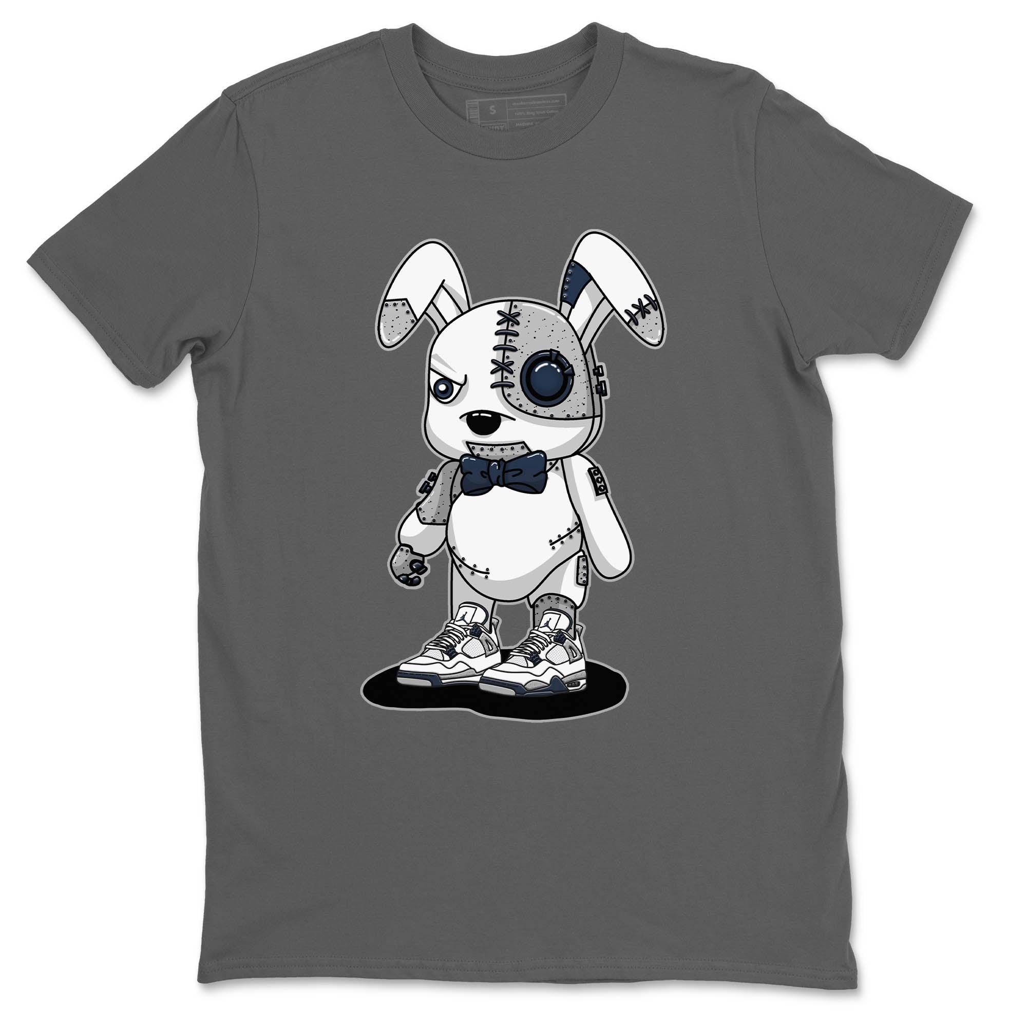 Cyborg Bunny Unisex Tops - Air Jordan 4 Midnight Navy