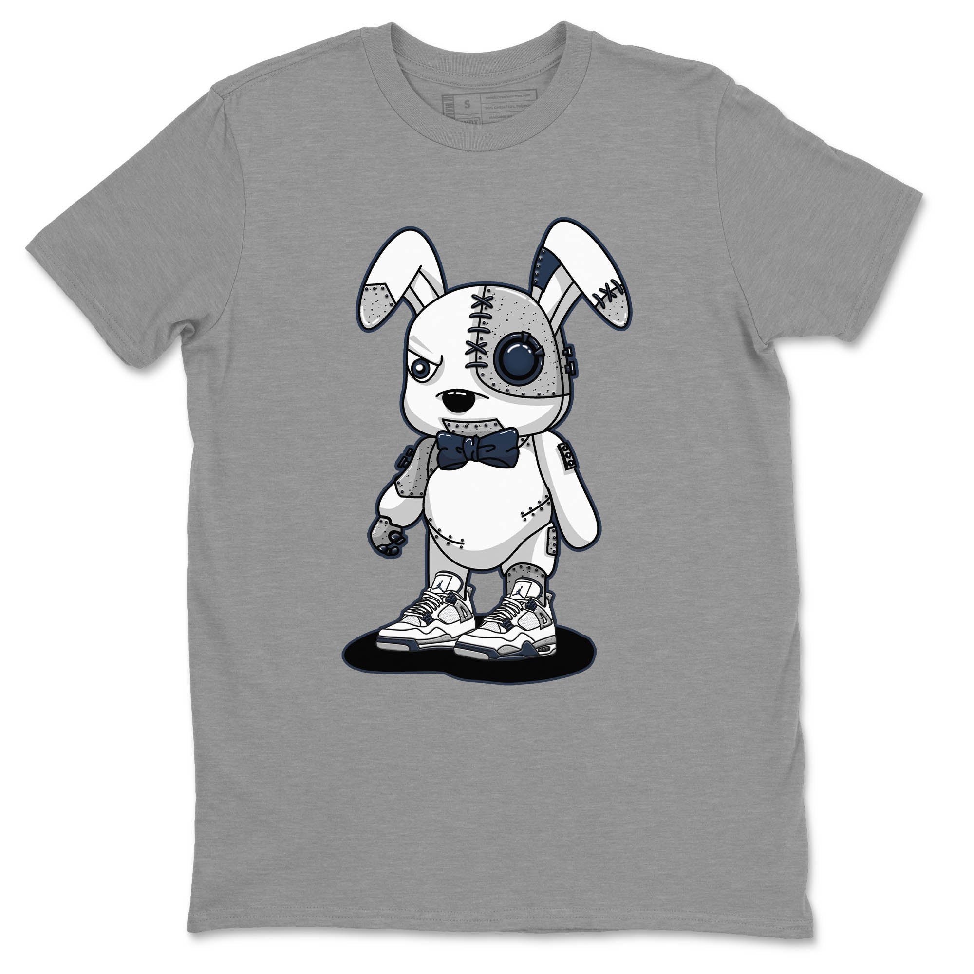 Cyborg Bunny Unisex Tops - Air Jordan 4 Midnight Navy