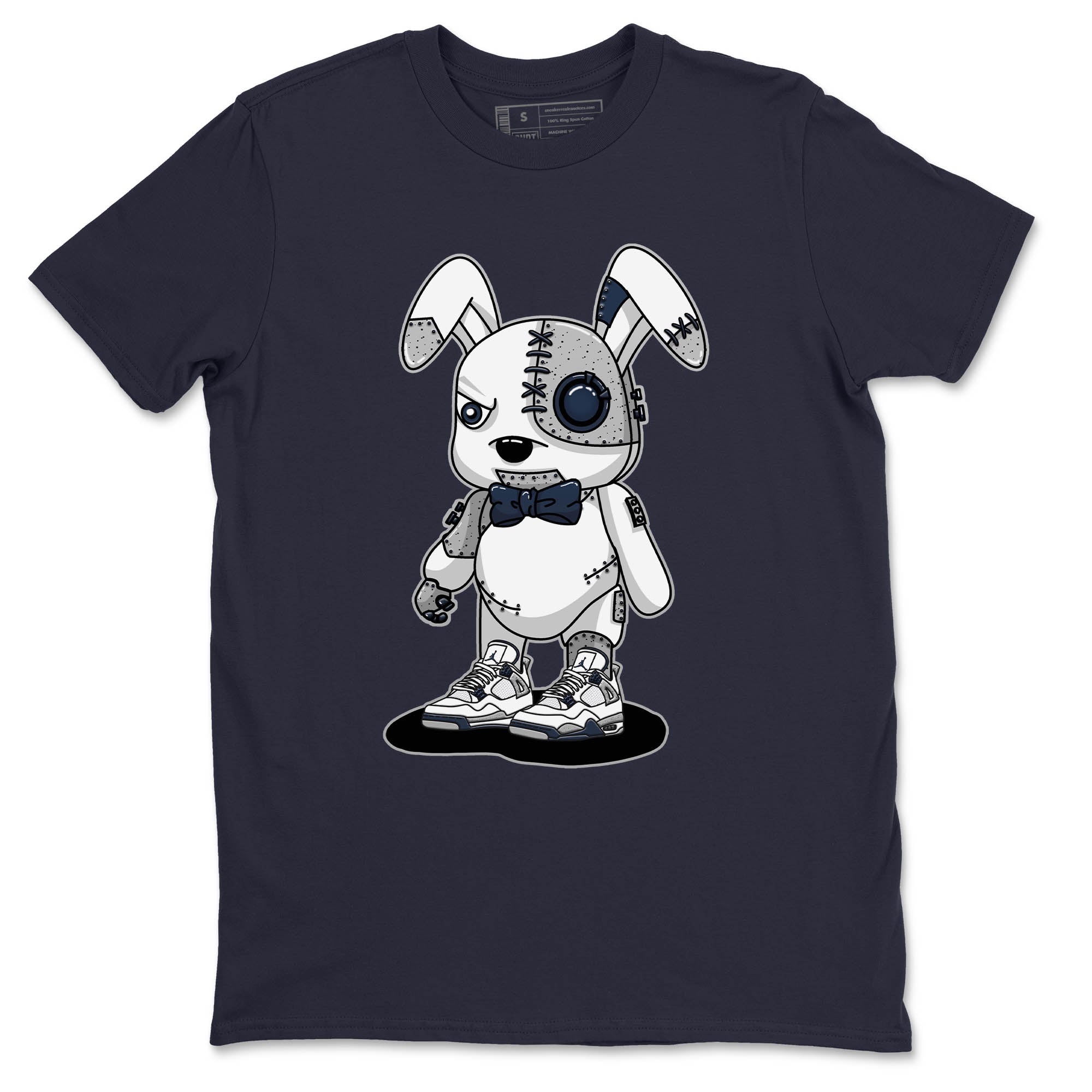Cyborg Bunny Unisex Tops - Air Jordan 4 Midnight Navy