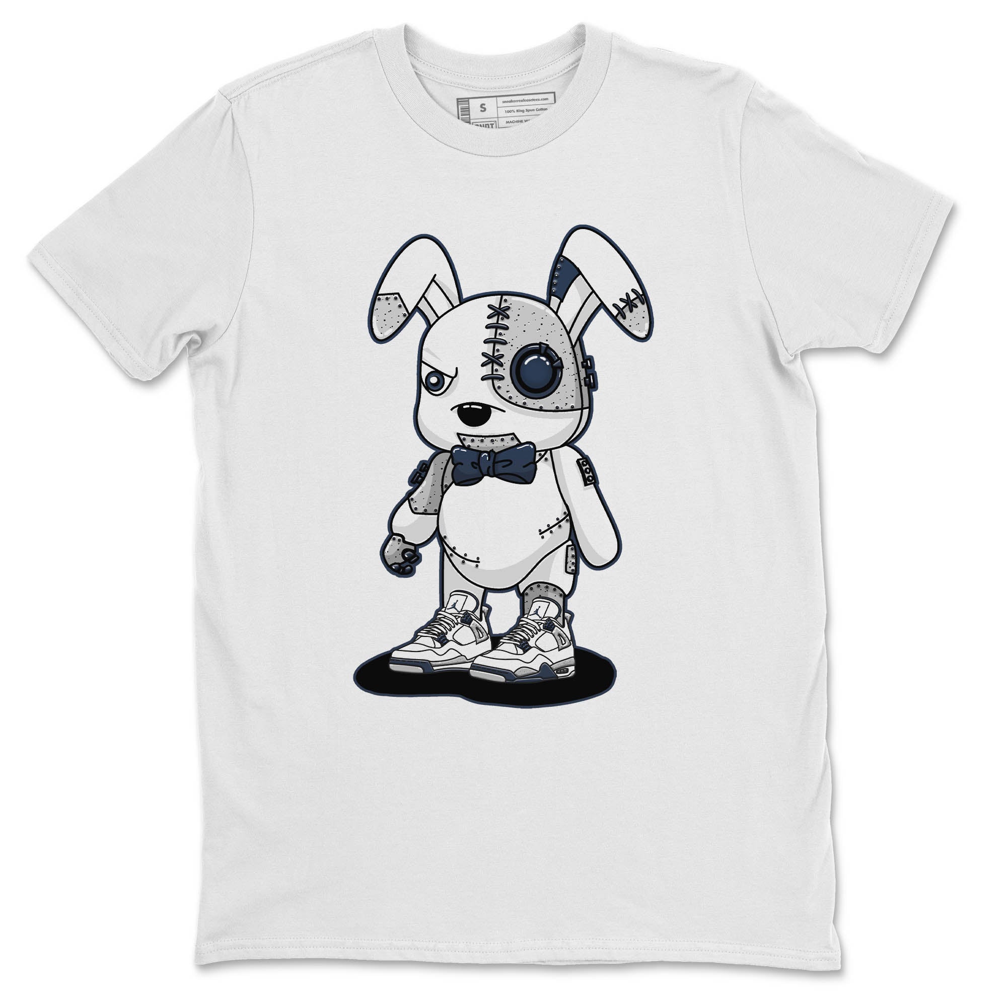 Cyborg Bunny Unisex Tops - Air Jordan 4 Midnight Navy
