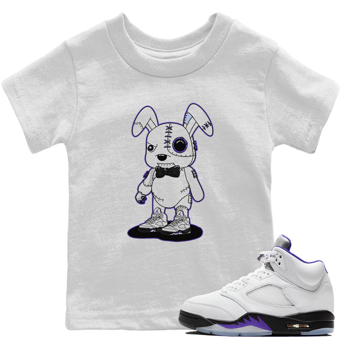 Cyborg Bunny Kids Tops - Air Jordan 5 Concord