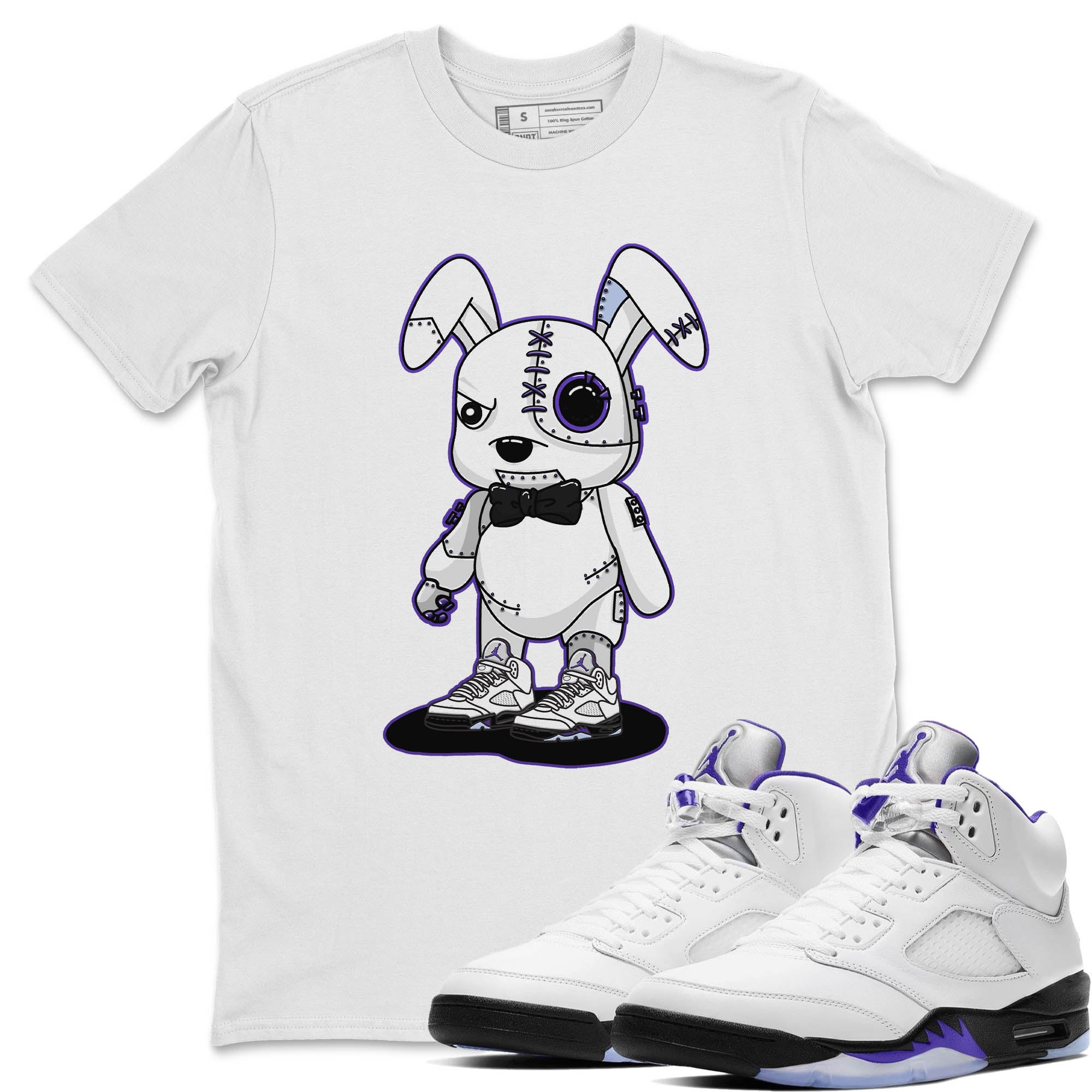 Cyborg Bunny Unisex Tops - Air Jordan 5 Concord