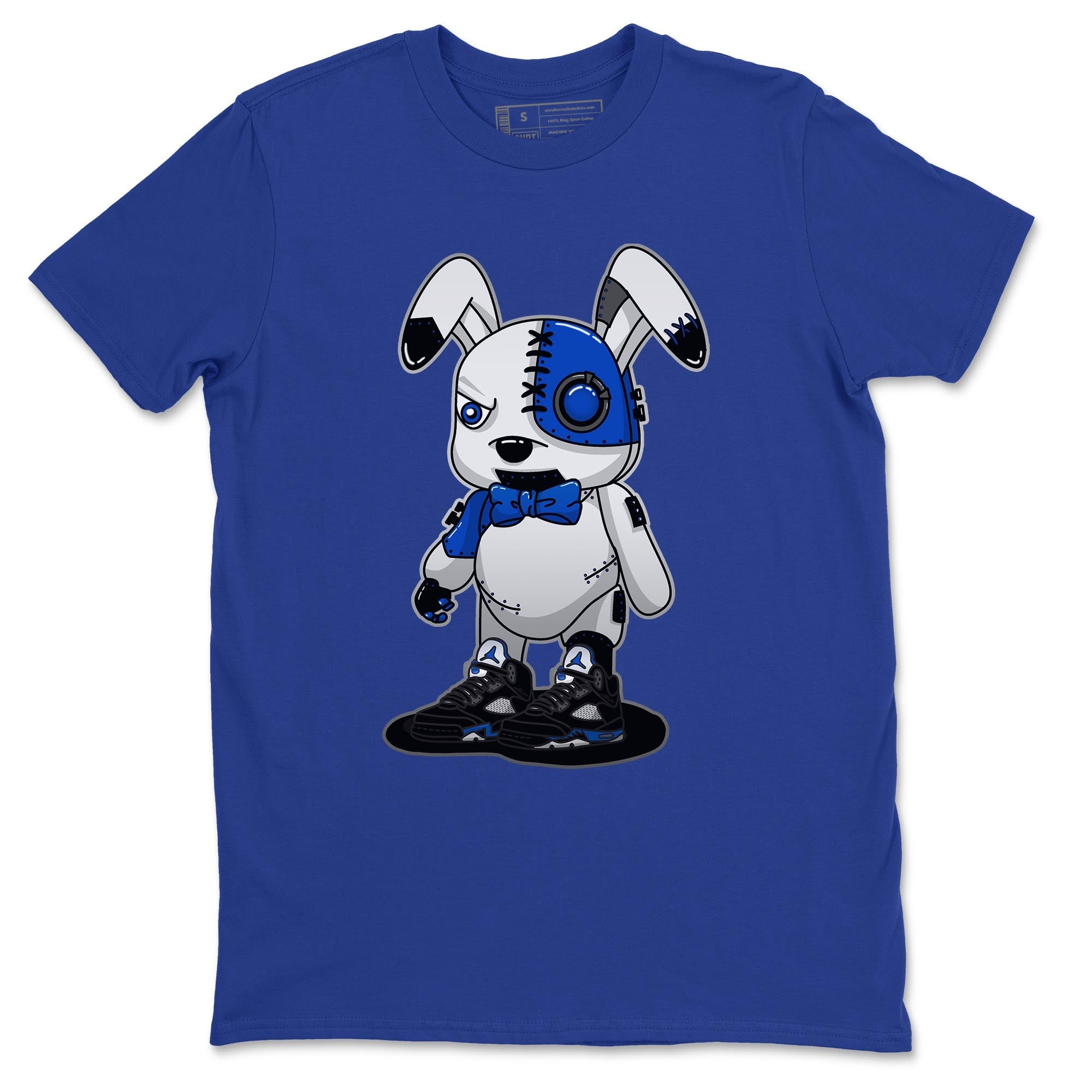 Cyborg Bunny Unisex Tops - Air Jordan 5 Racer Blue