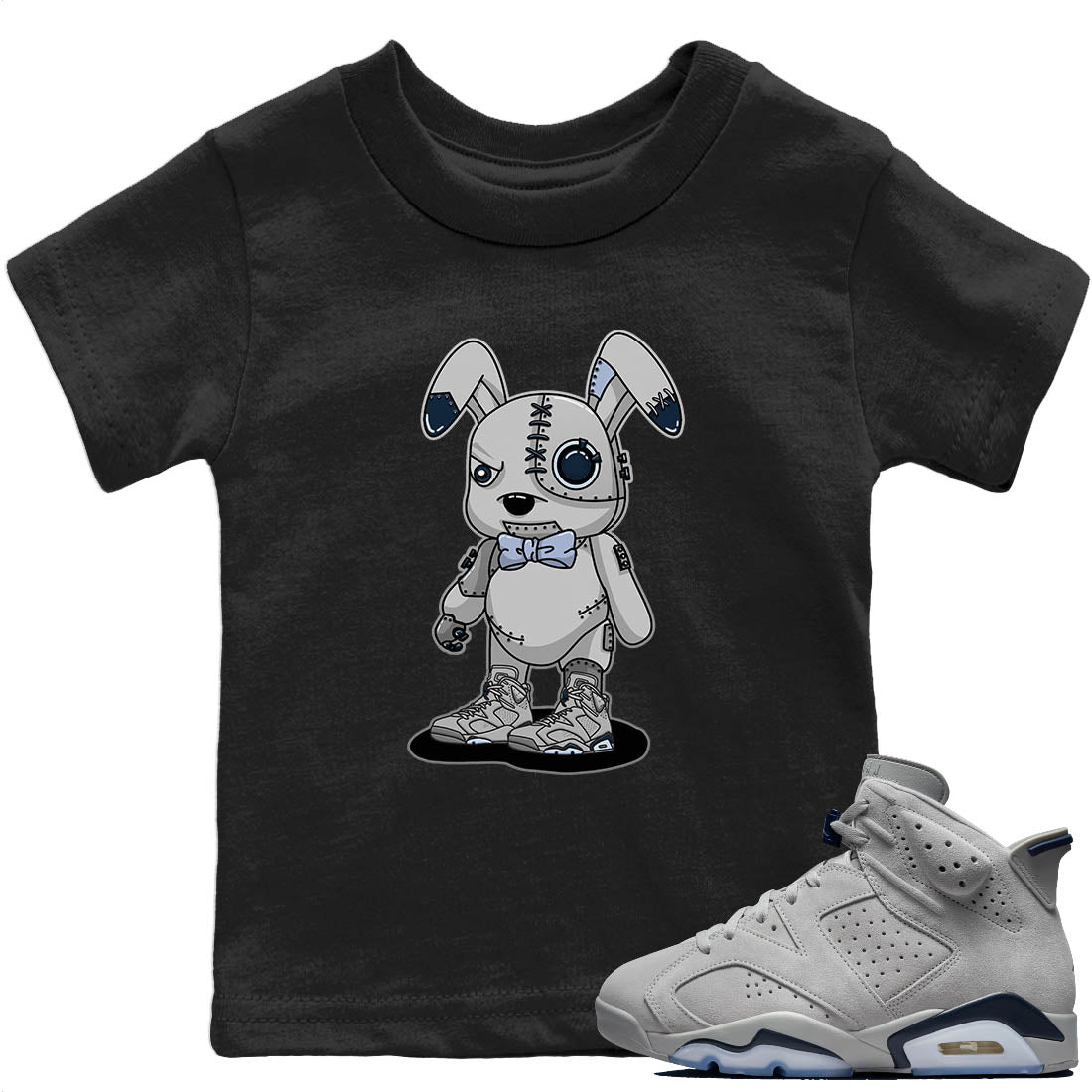 Cyborg Bunny Kids Tops - Air Jordan 6 Georgetown