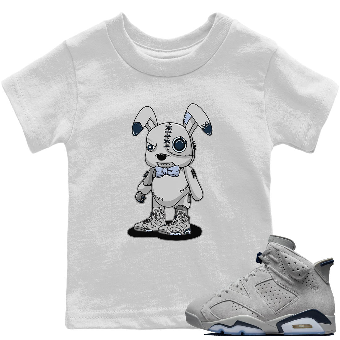 Cyborg Bunny Kids Tops - Air Jordan 6 Georgetown