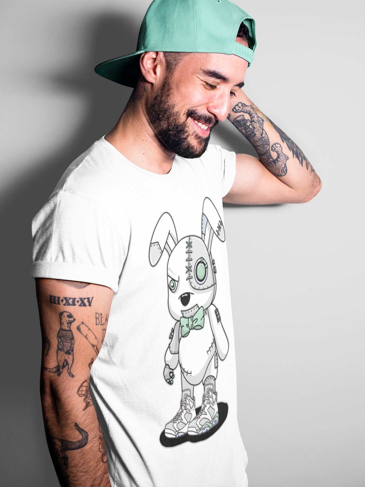 Cyborg Bunny Unisex Tops - Air Jordan 6 Mint Foam